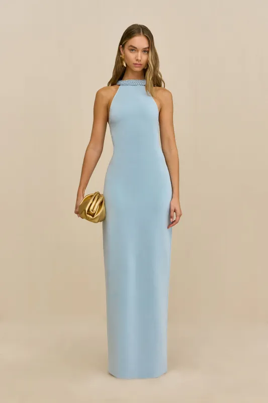 CASSIDY KNIT GOWN - COASTAL made by Cult Gaia