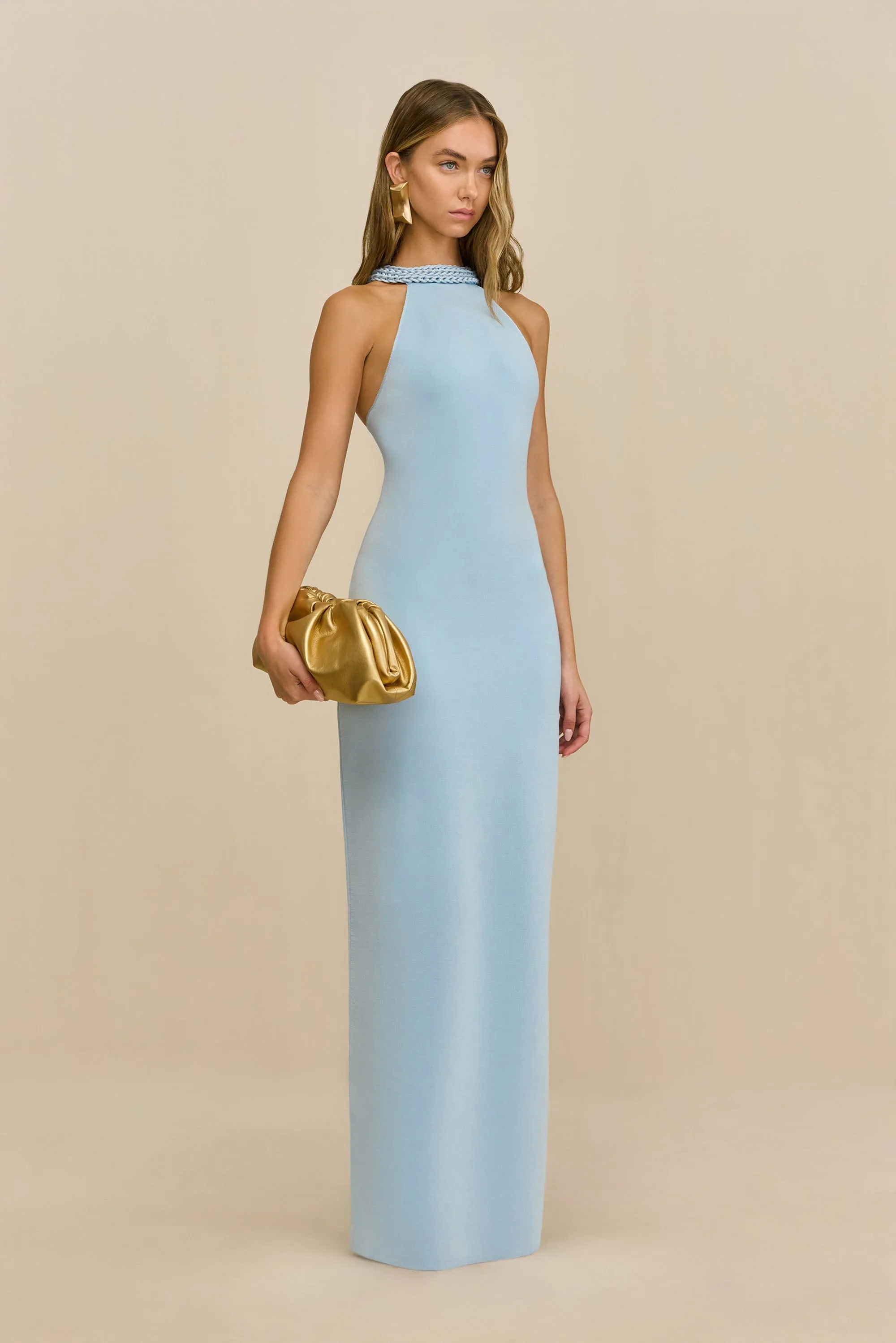 CASSIDY KNIT GOWN - COASTAL sold by Cult Gaia product image thumbnail 3