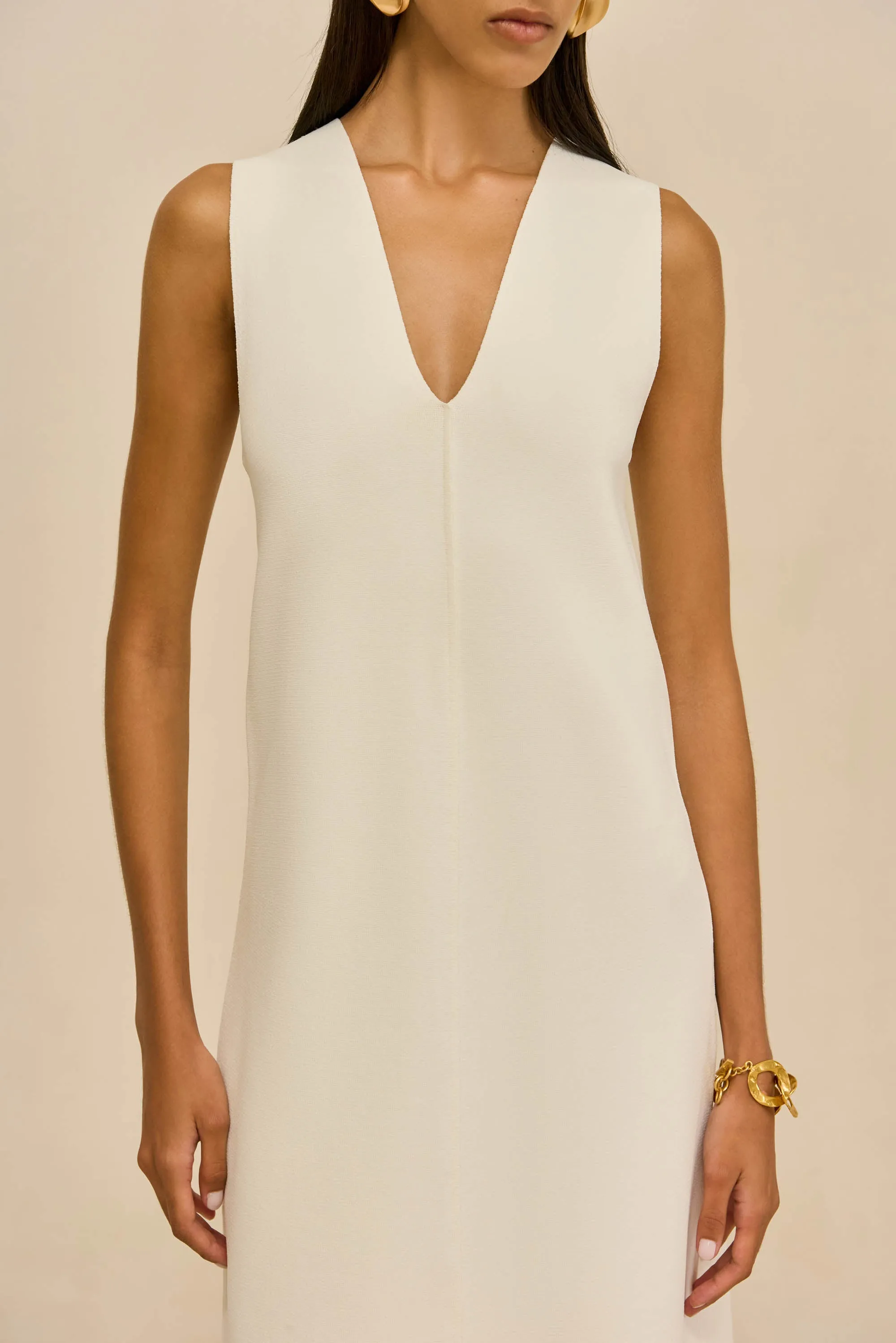 VIOLLET KNIT DRESS - OFF WHITE sold by Cult Gaia product image thumbnail 2