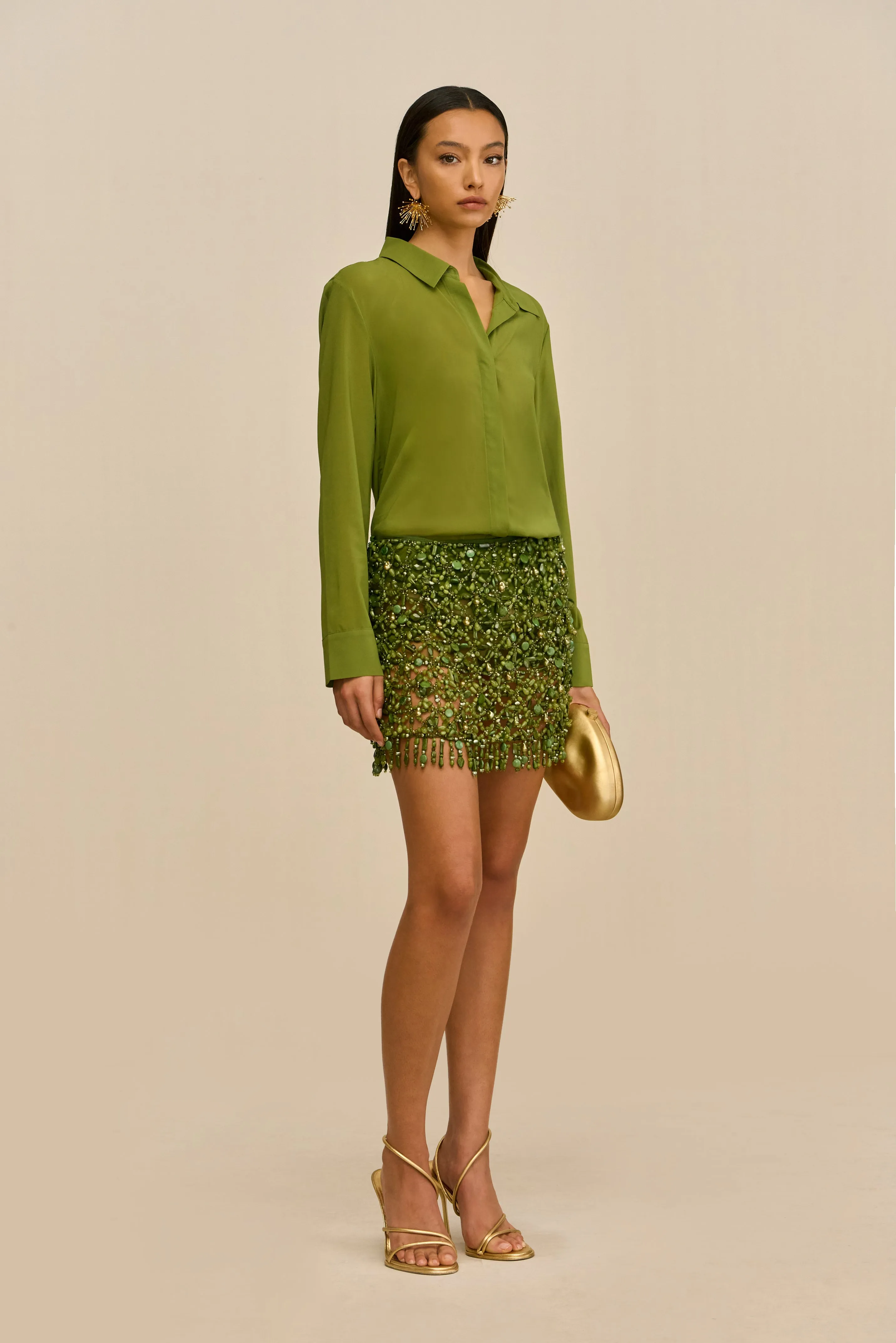 CYNARA TOP - DEEP PASTURE sold by Cult Gaia product image thumbnail 3