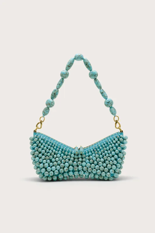 MERCIER MINI SHOULDER BAG - IBIZA TURQUOISE sold by Cult Gaia