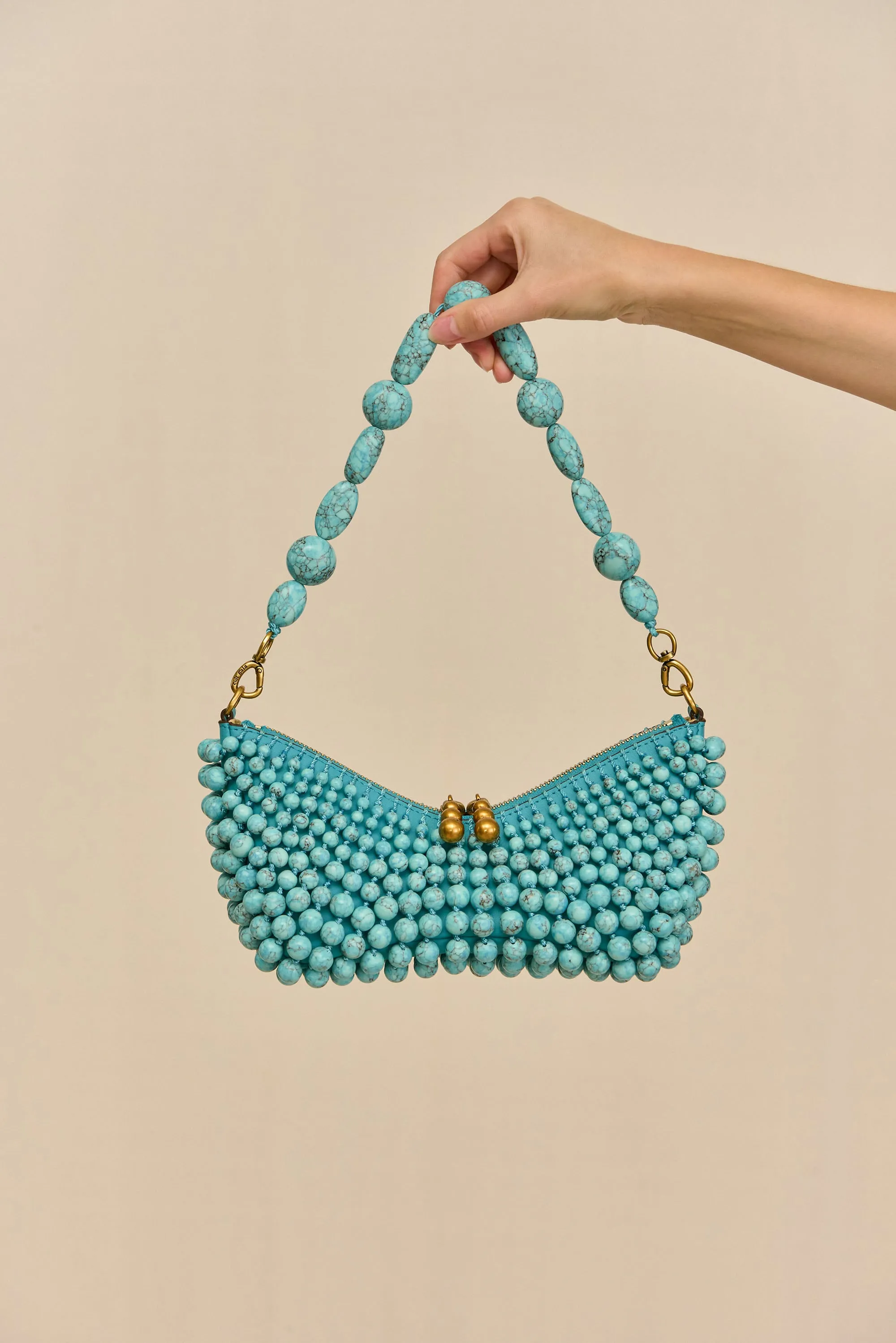 MERCIER MINI SHOULDER BAG - IBIZA TURQUOISE sold by Cult Gaia product image thumbnail 4