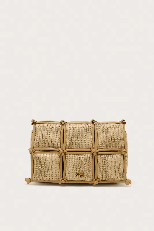 GAIA PUFF CROSSBODY BAG - NATURAL sold by Cult Gaia