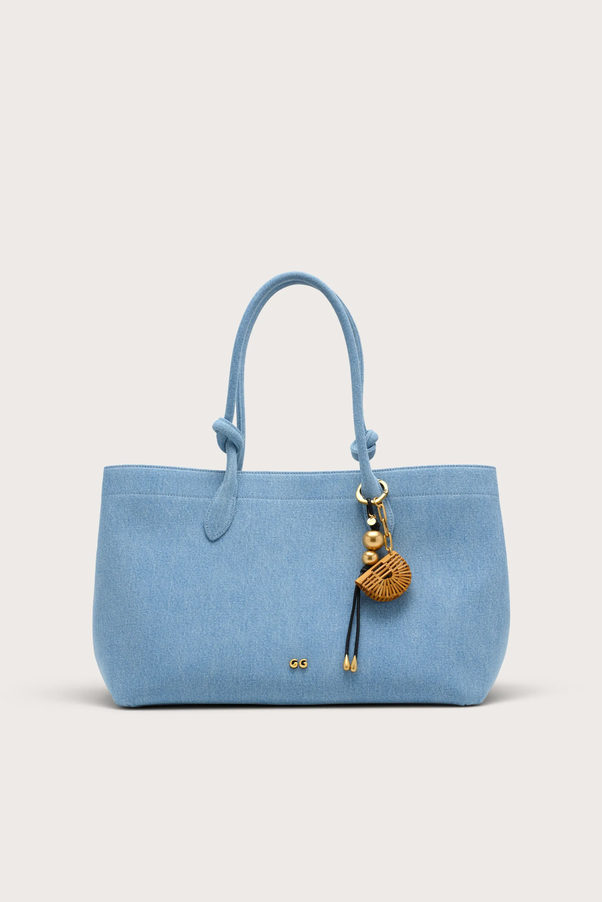 ARIELLA TOTE BAG - VINTAGE BLUE sold by Cult Gaia product image thumbnail 5
