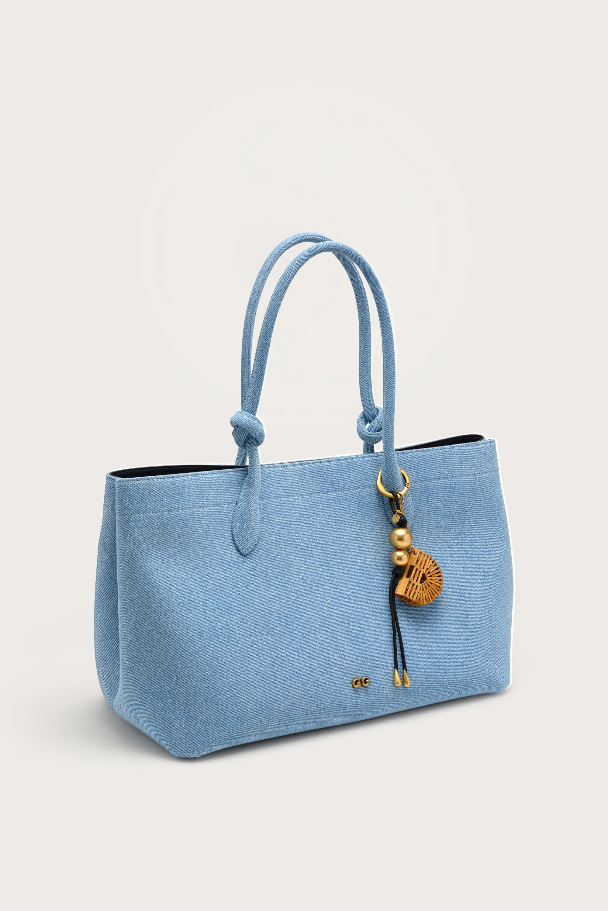 ARIELLA TOTE BAG - VINTAGE BLUE sold by Cult Gaia product image thumbnail 4