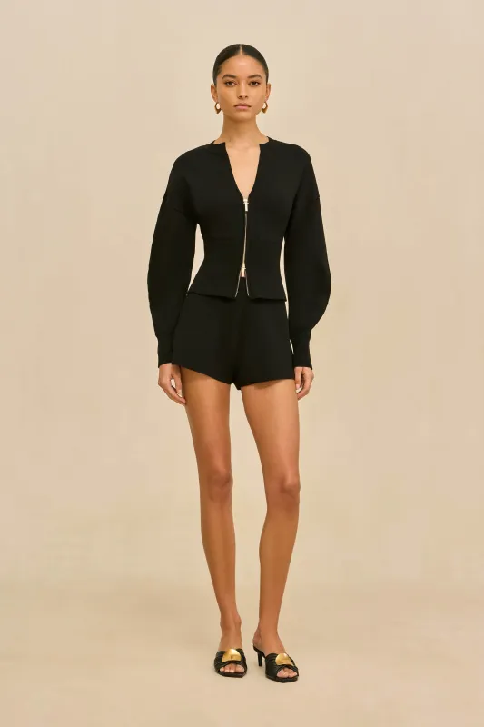 ACE KNIT SHORT - BLACK sold by Cult Gaia