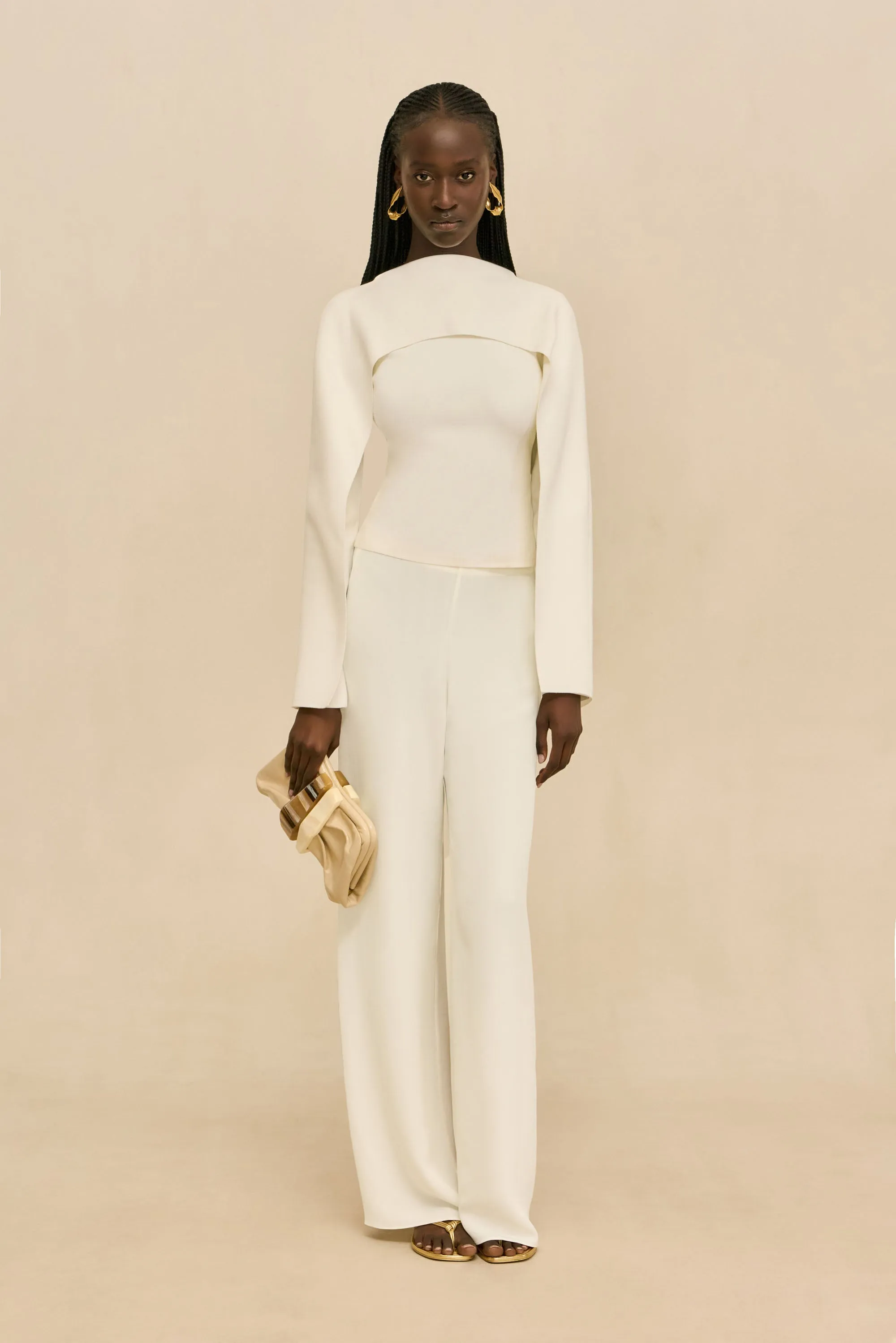 ALKA KNIT TOP - OFF WHITE sold by Cult Gaia product image thumbnail 3