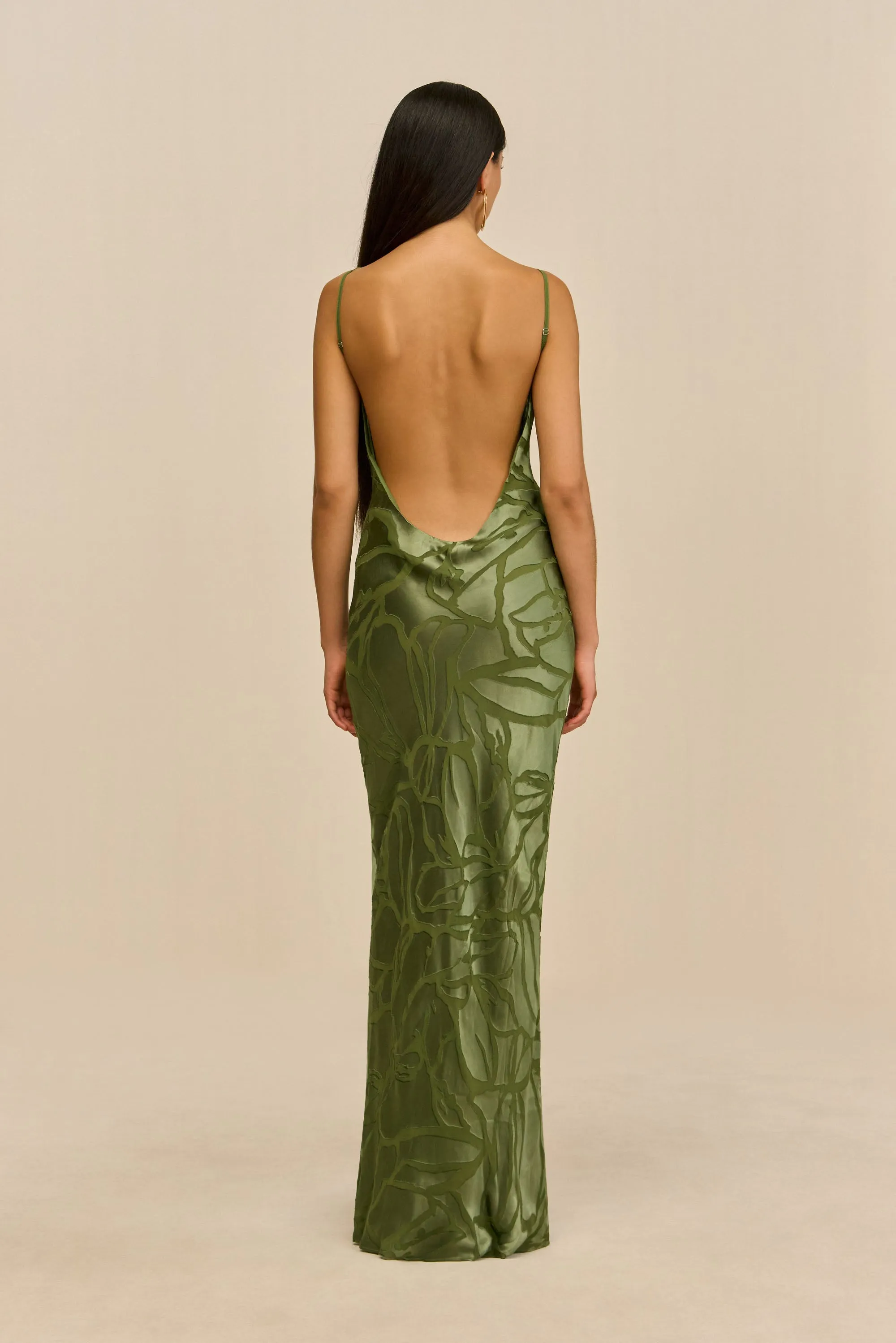ALI GOWN - DEEP PASTURE sold by Cult Gaia product image thumbnail 3