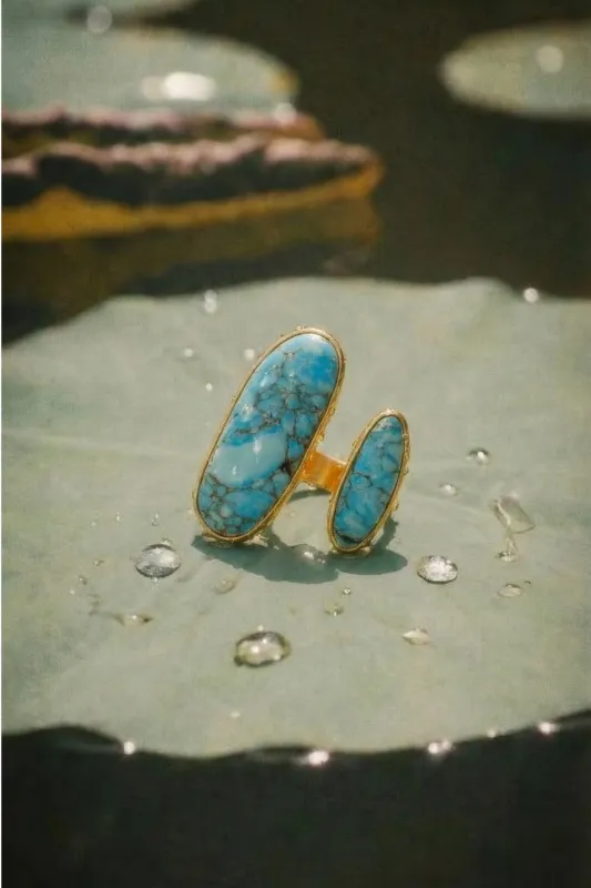 AMI RING - IBIZA TURQUOISE sold by Cult Gaia