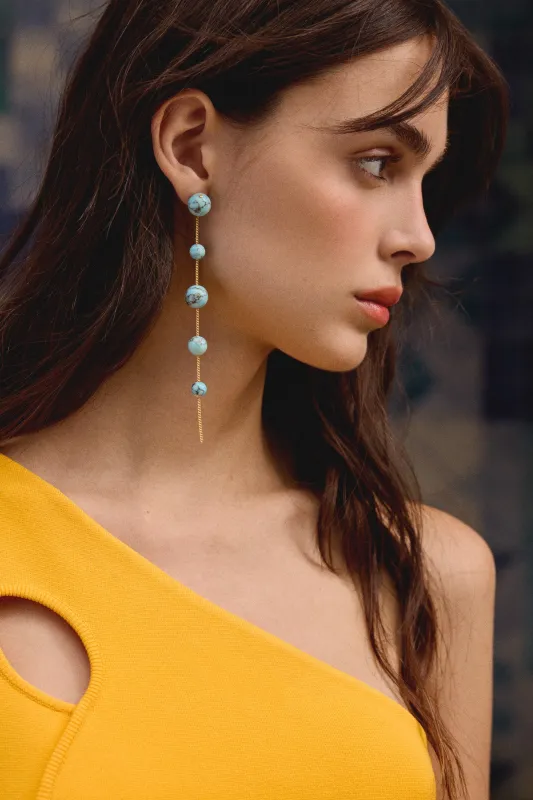 ATUM EARRING - IBIZA TURQUOISE sold by Cult Gaia