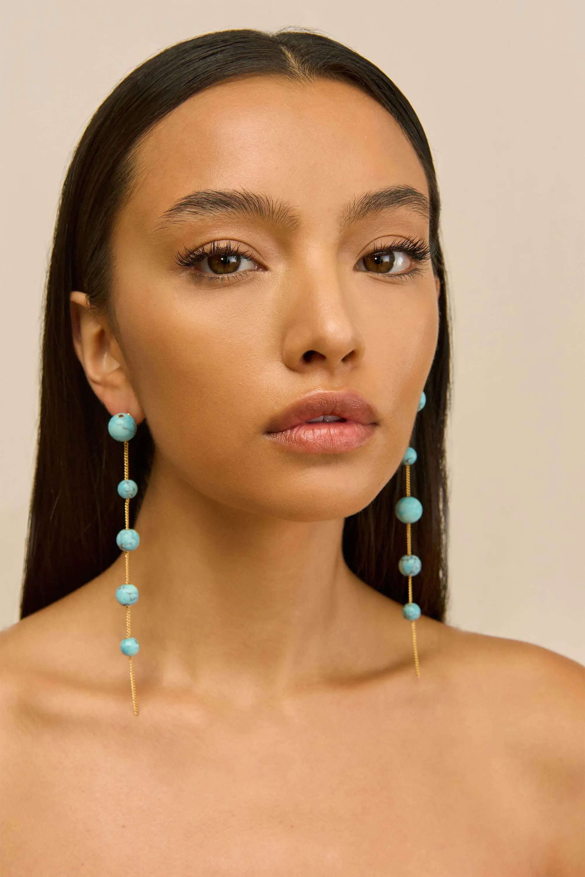 ATUM EARRING - IBIZA TURQUOISE sold by Cult Gaia product image thumbnail 3