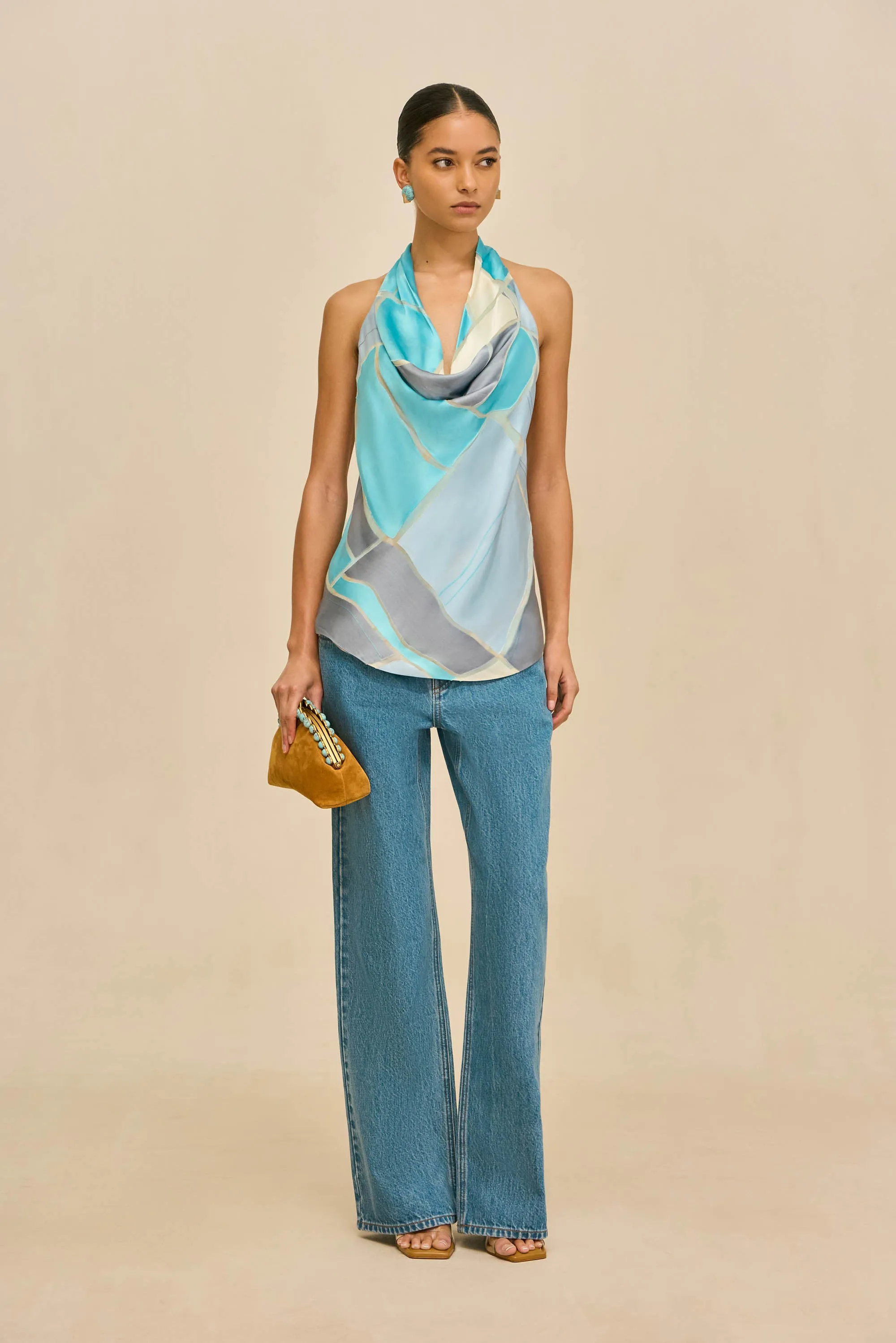 AUGUSTA TOP - COASTAL sold by Cult Gaia product image thumbnail 3
