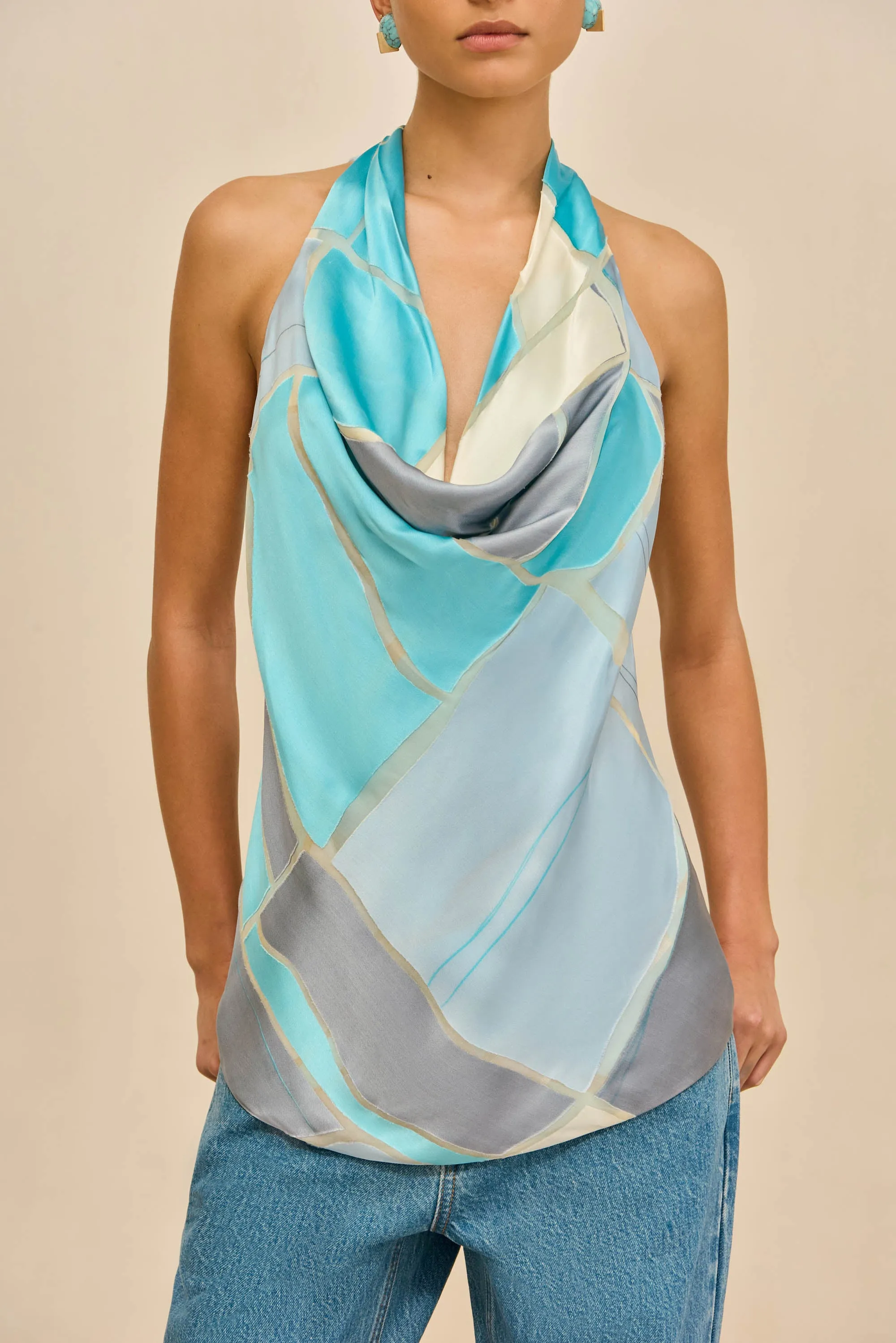 AUGUSTA TOP - COASTAL sold by Cult Gaia