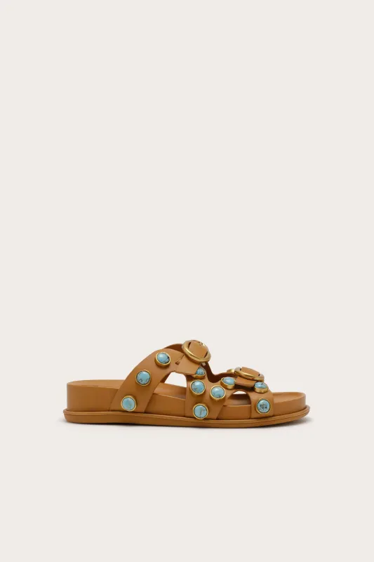 BLAIR SANDAL - TOASTED CARAMEL sold by Cult Gaia