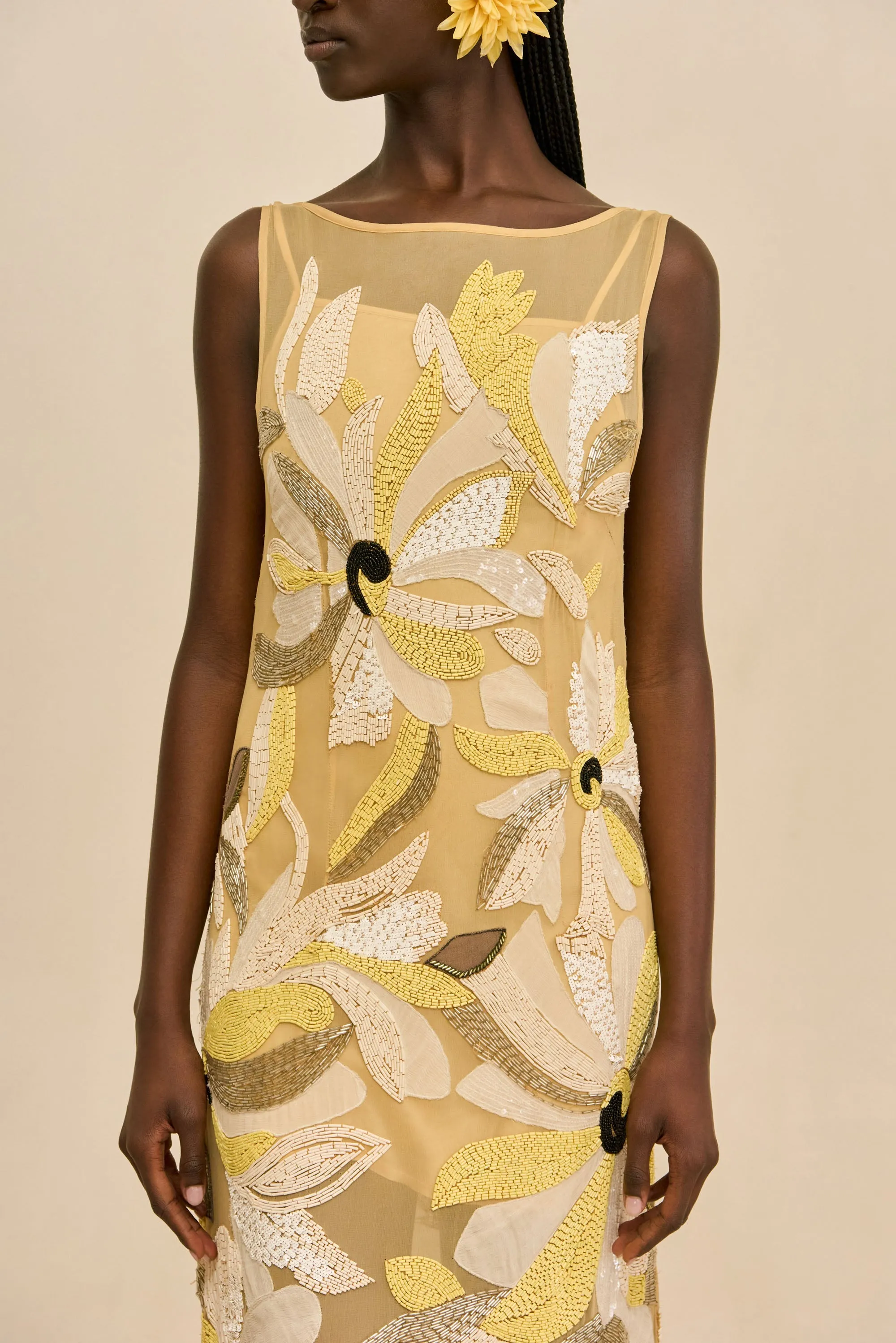 CERULEANA GOWN - WILD DAHLIA sold by Cult Gaia