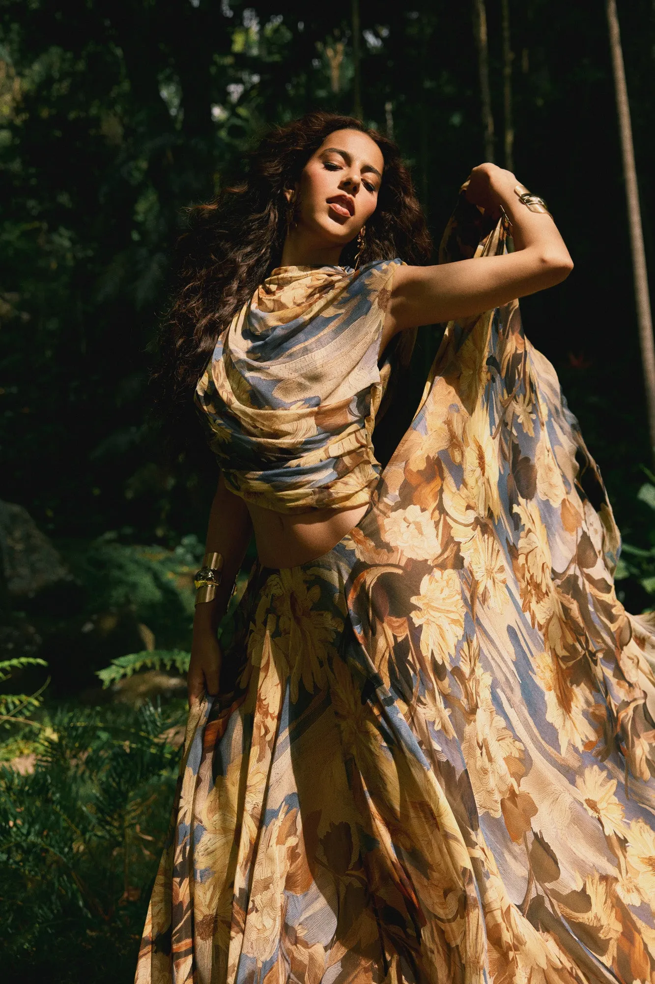 COSMEA SKIRT - WILD DAHLIA sold by Cult Gaia