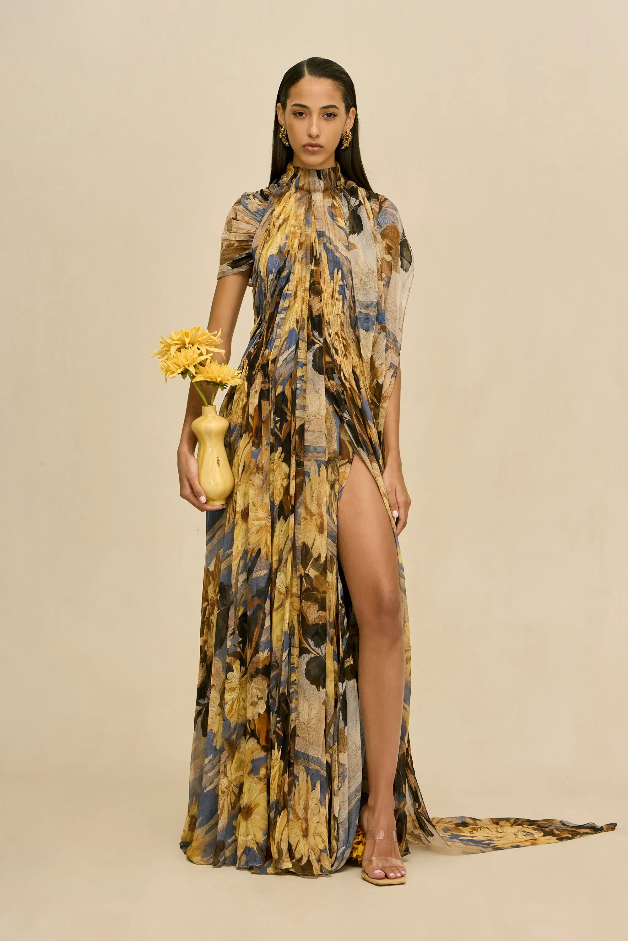 EMMITT GOWN - WILD DAHLIA sold by Cult Gaia product image thumbnail 2