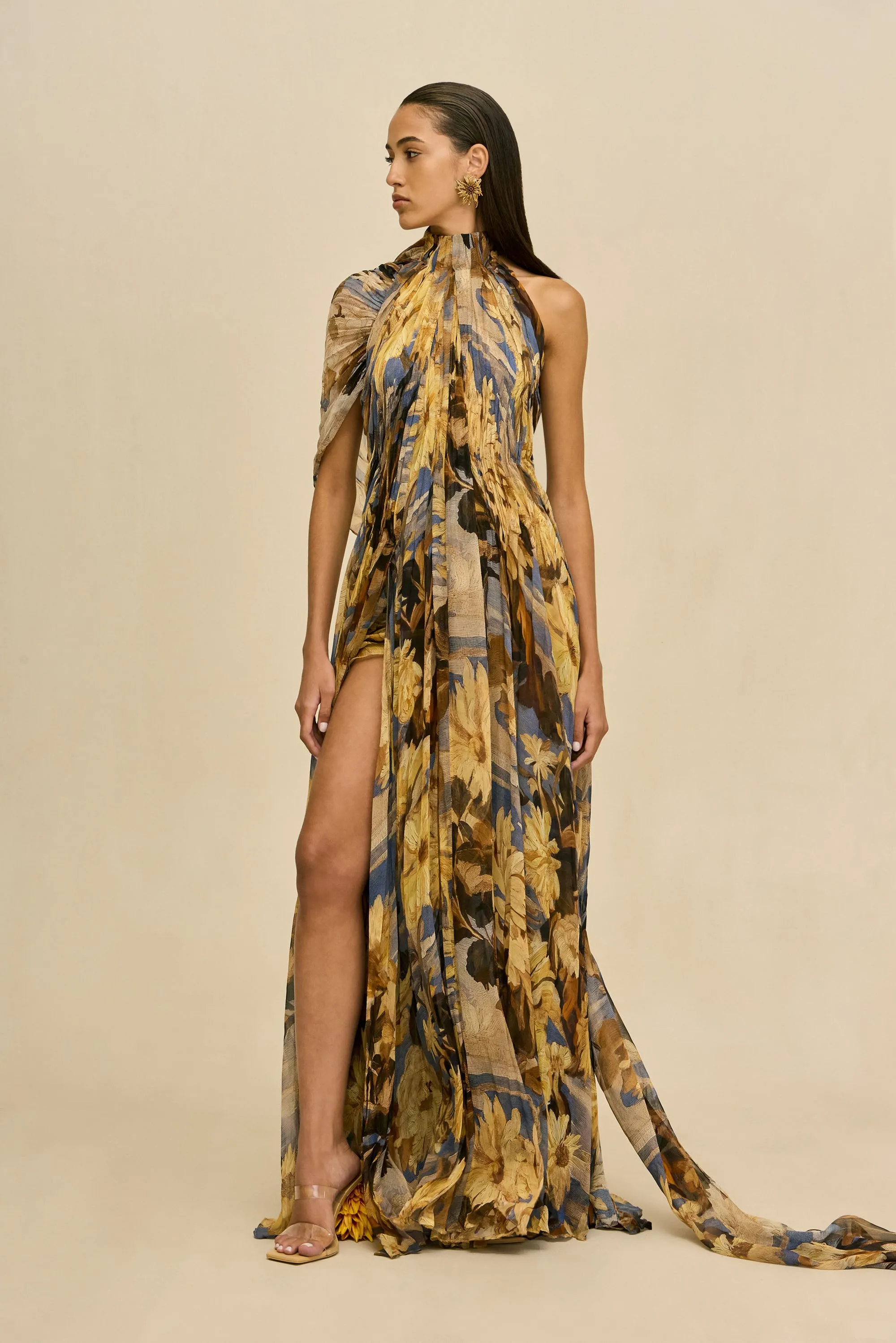 EMMITT GOWN - WILD DAHLIA sold by Cult Gaia product image thumbnail 5