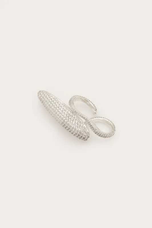 FIORE RHINESTONE RING - CLEAR made by Cult Gaia