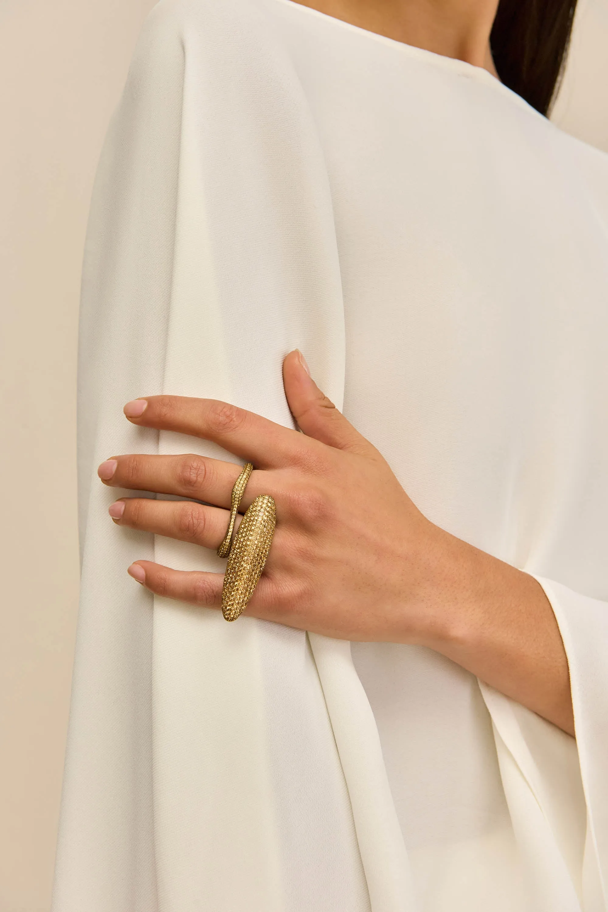 FIORE RHINESTONE RING - TIERRA sold by Cult Gaia product image thumbnail 2