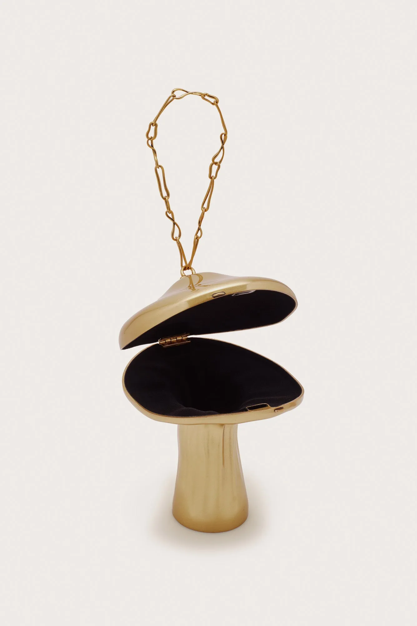 FUNGO CLUTCH - BRUSHED BRASS sold by Cult Gaia product image thumbnail 3