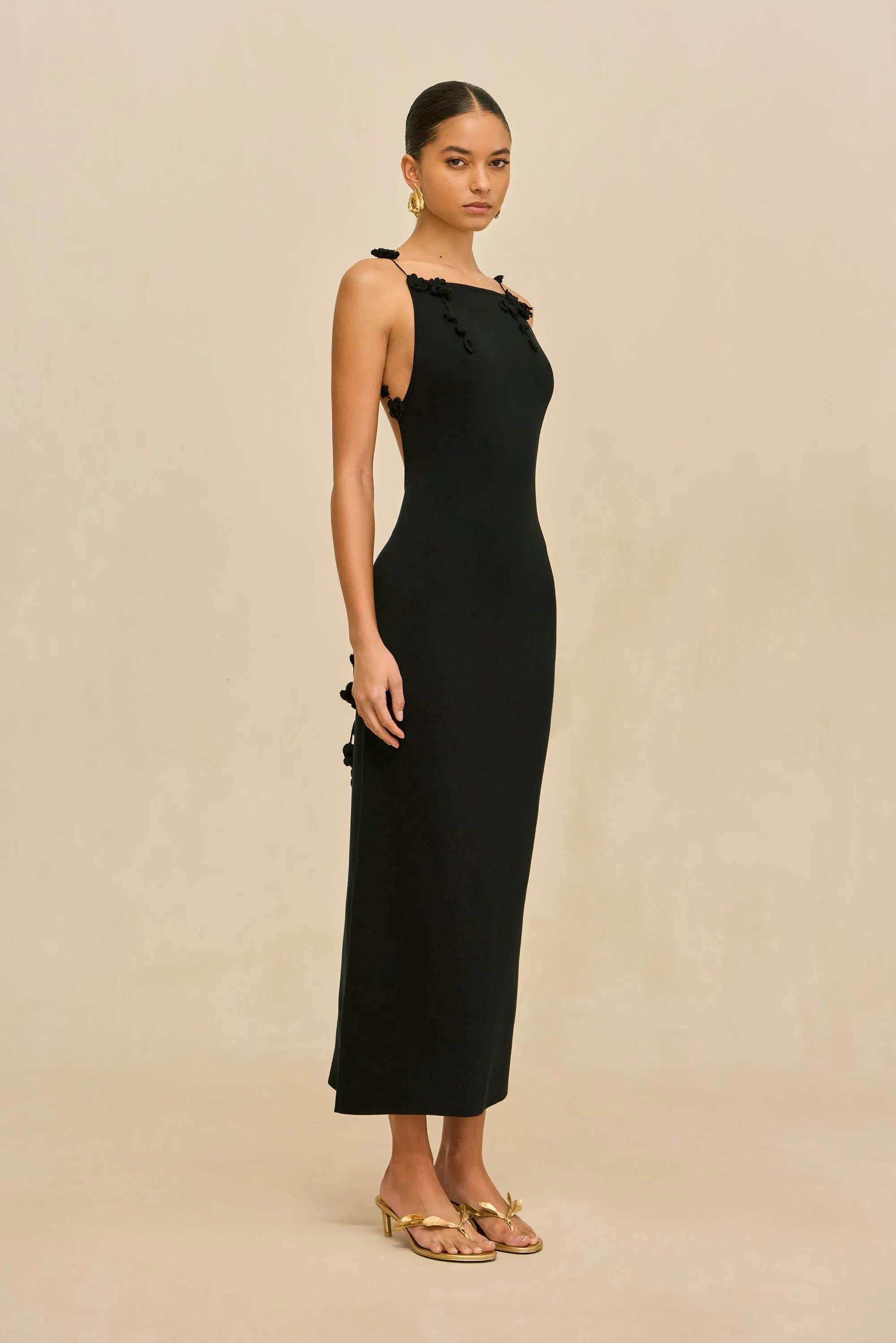GIULIANA KNIT DRESS - BLACK sold by Cult Gaia product image thumbnail 5