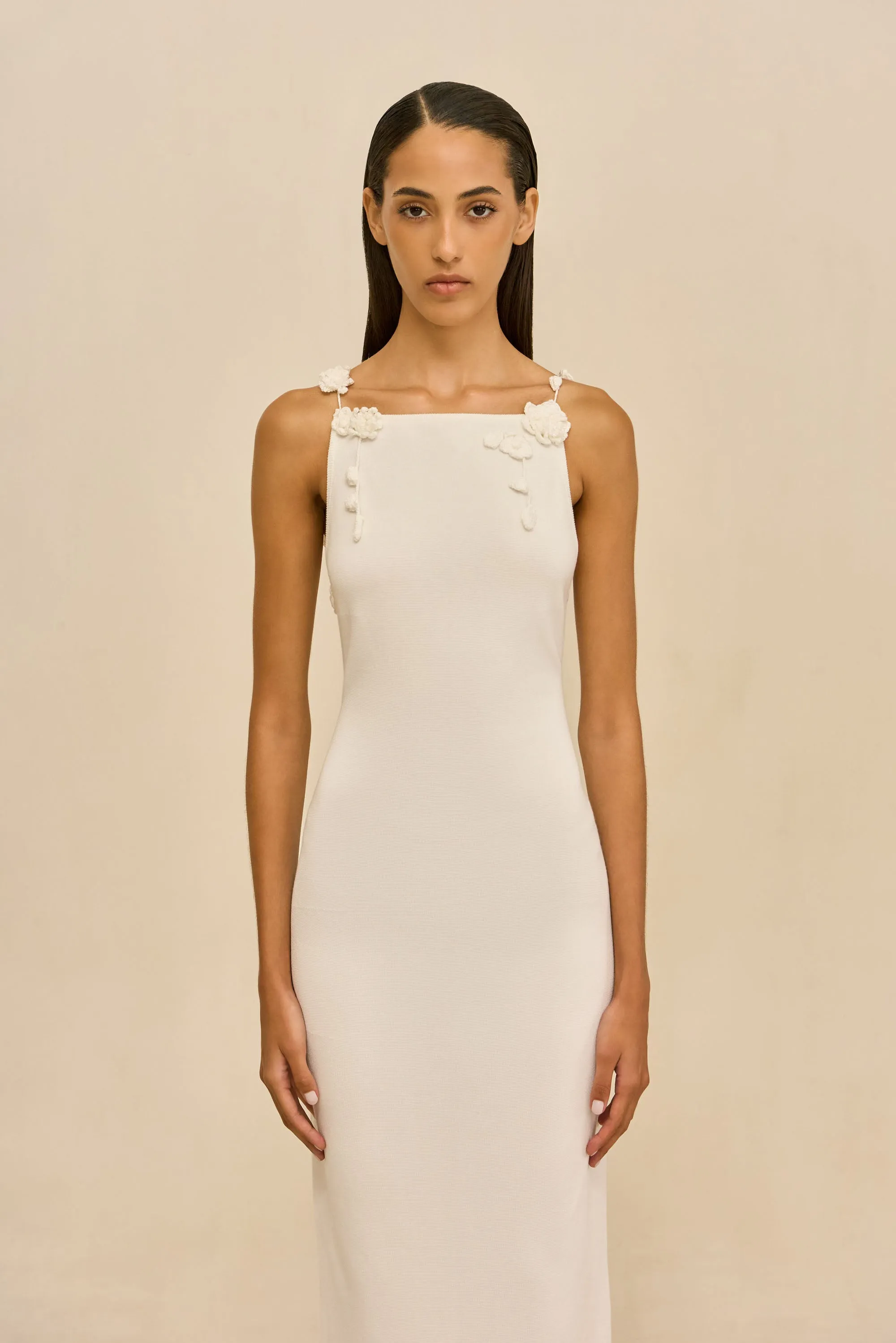 GIULIANA KNIT DRESS - OFF WHITE sold by Cult Gaia product image thumbnail 2