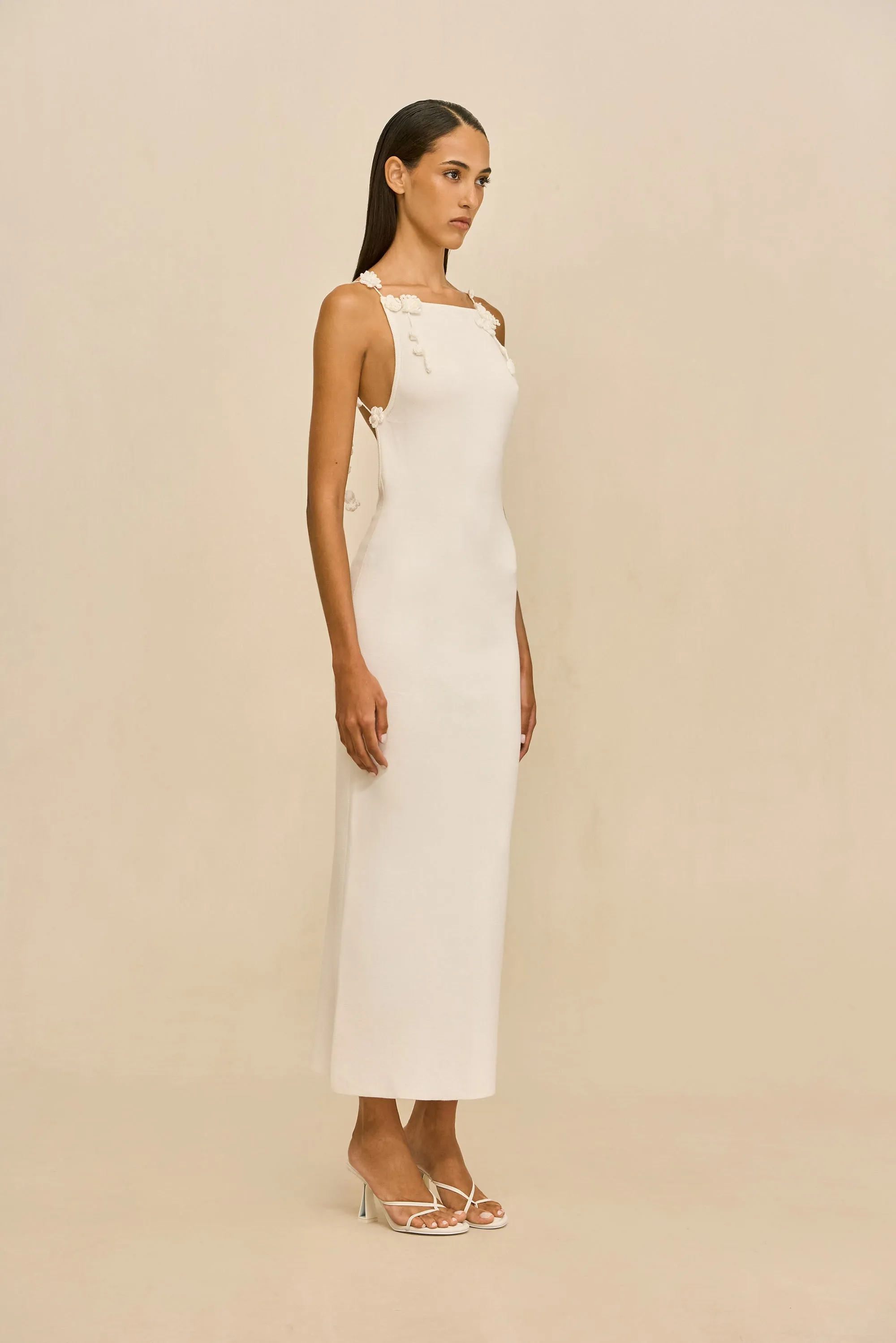 GIULIANA KNIT DRESS - OFF WHITE sold by Cult Gaia product image thumbnail 4