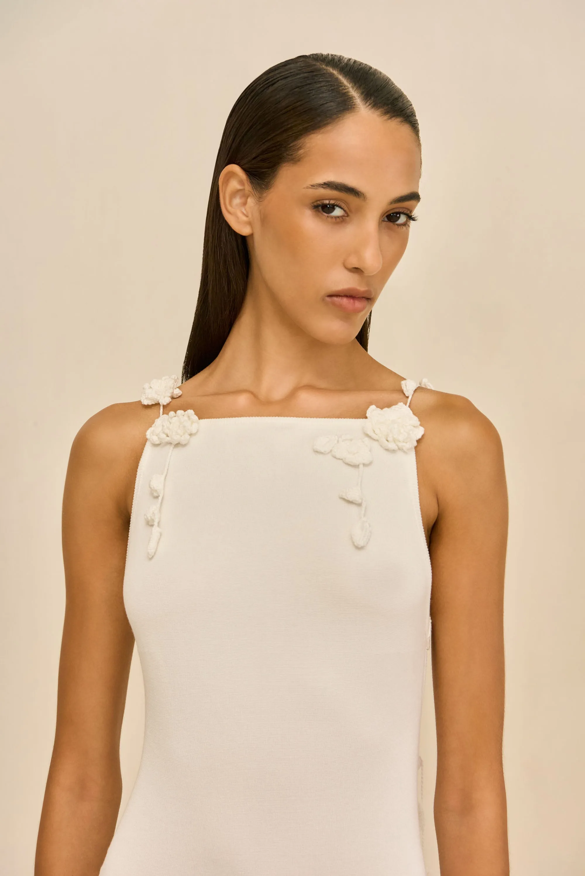 GIULIANA KNIT DRESS - OFF WHITE sold by Cult Gaia product image thumbnail 3