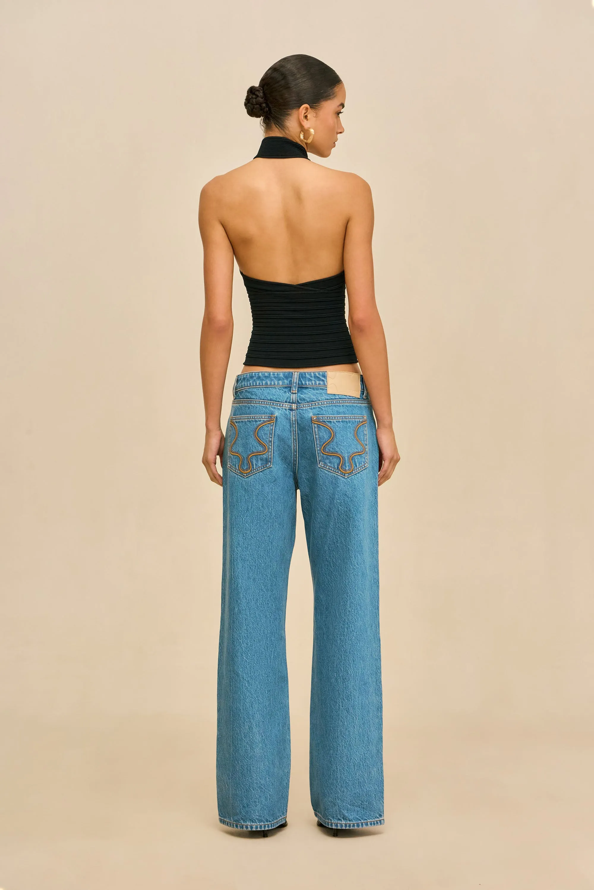 KANTA KNIT TOP - BLACK sold by Cult Gaia product image thumbnail 2