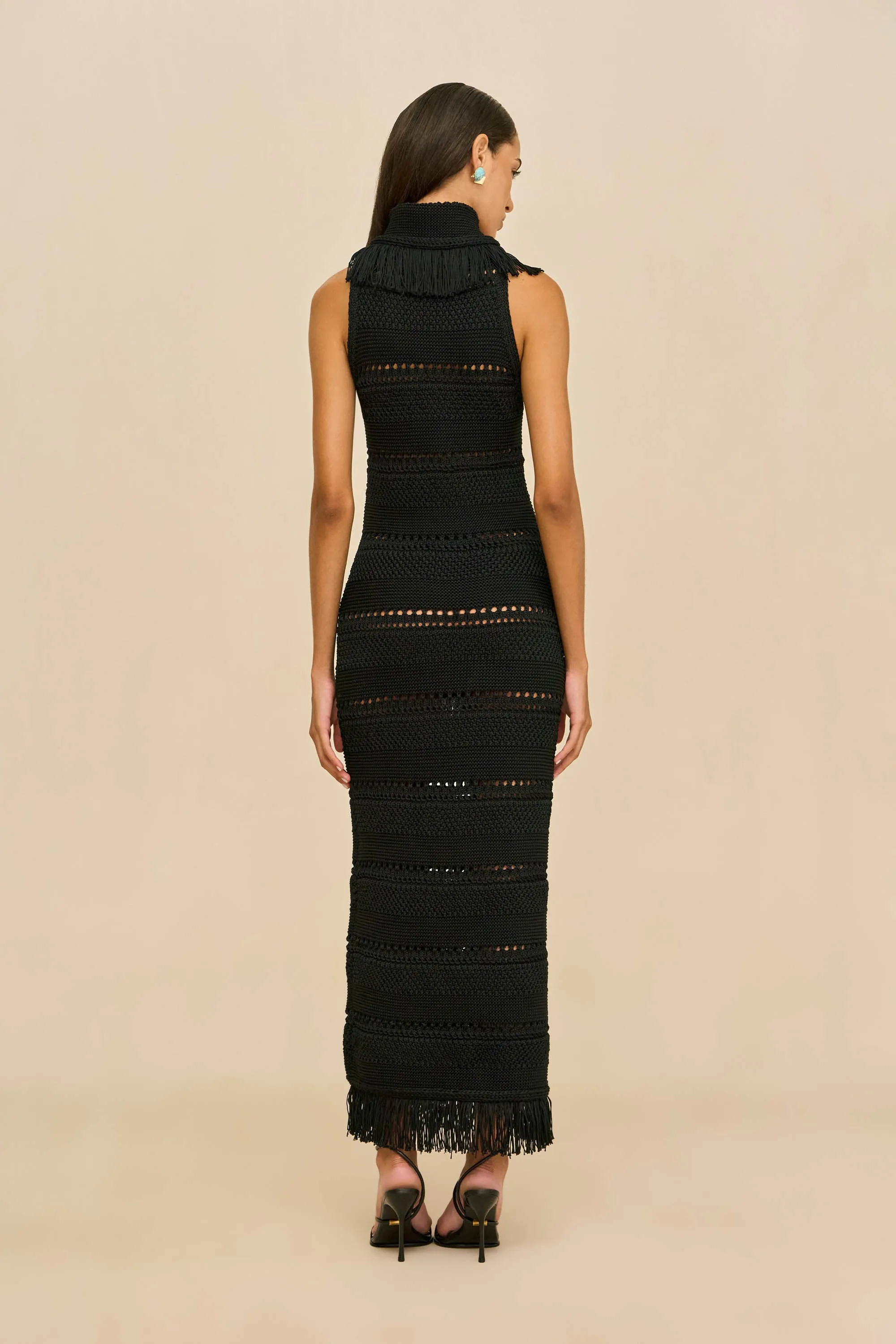 KADIMAH KNIT DRESS - BLACK sold by Cult Gaia product image thumbnail 5