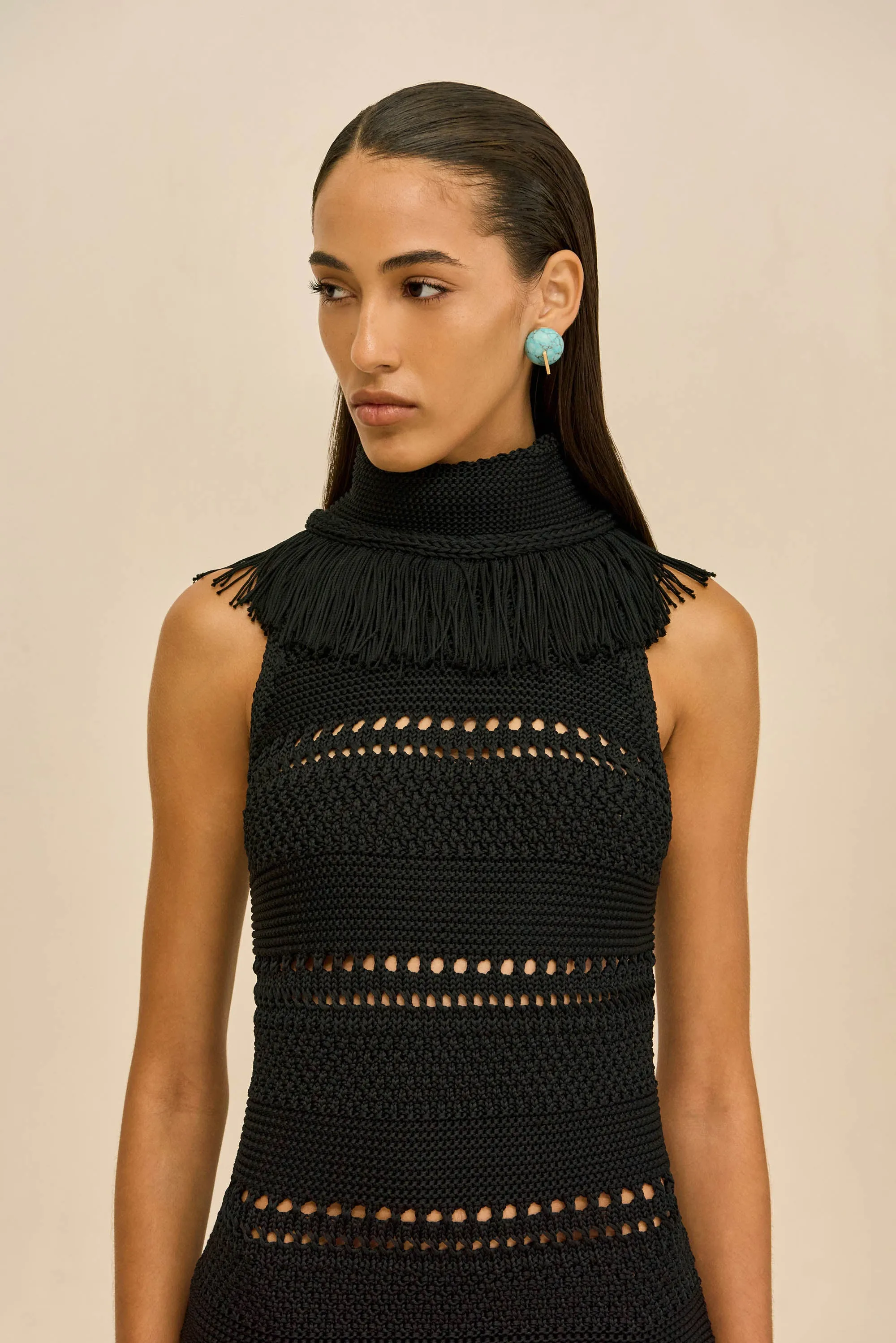 KADIMAH KNIT DRESS - BLACK sold by Cult Gaia product image thumbnail 3