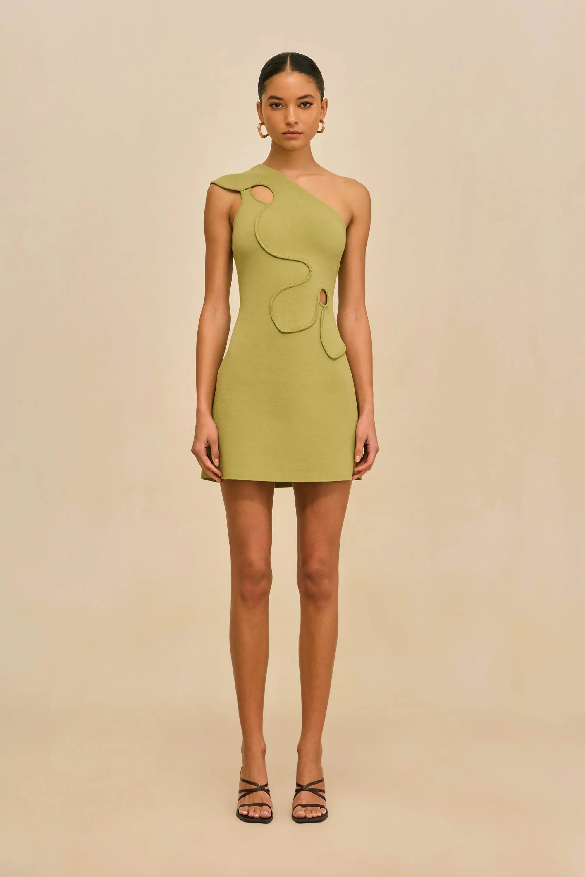 LABELLA KNIT DRESS - PASTURE sold by Cult Gaia product image thumbnail 3