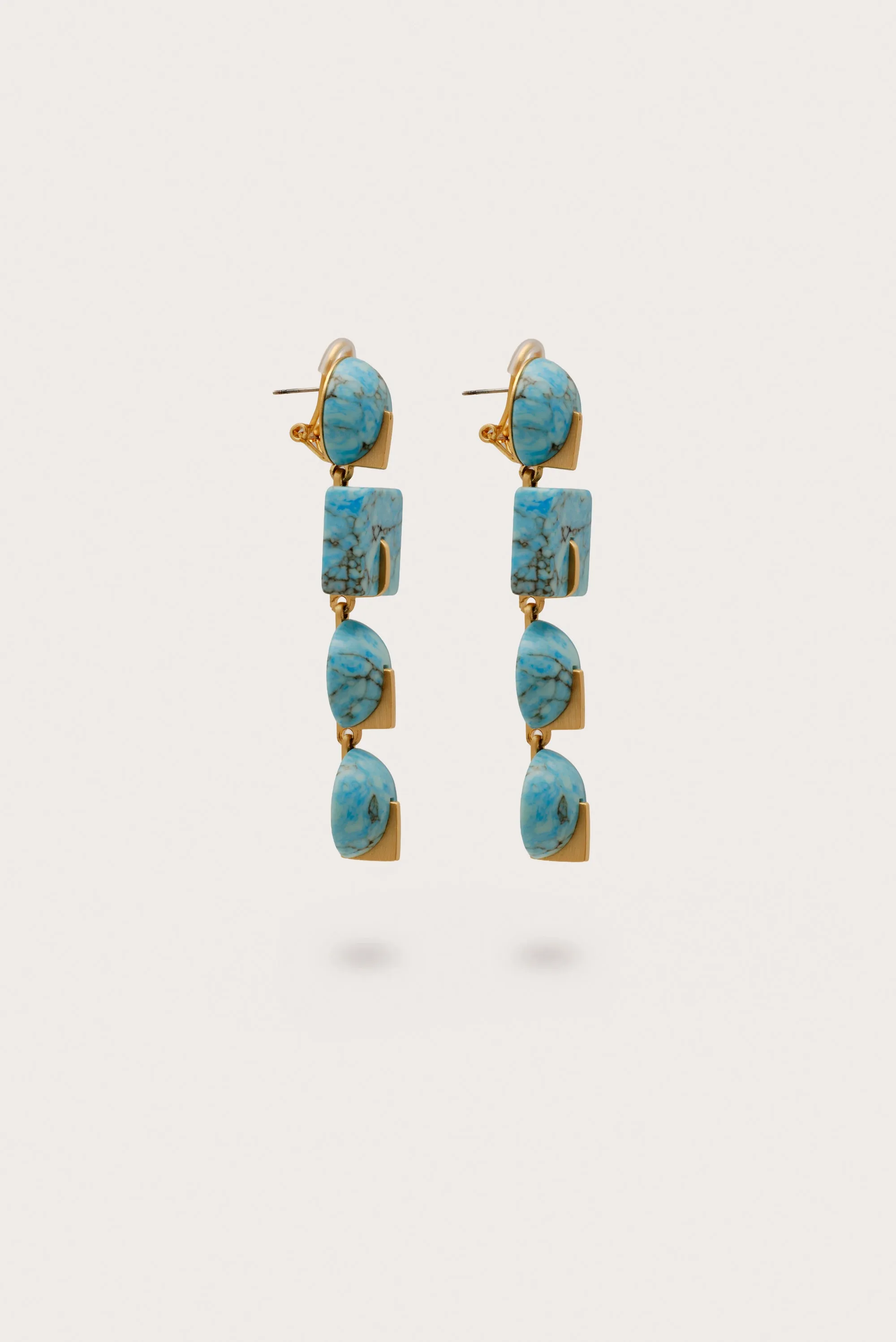 LAGUNA EARRING - IBIZA TURQUOISE sold by Cult Gaia product image thumbnail 4