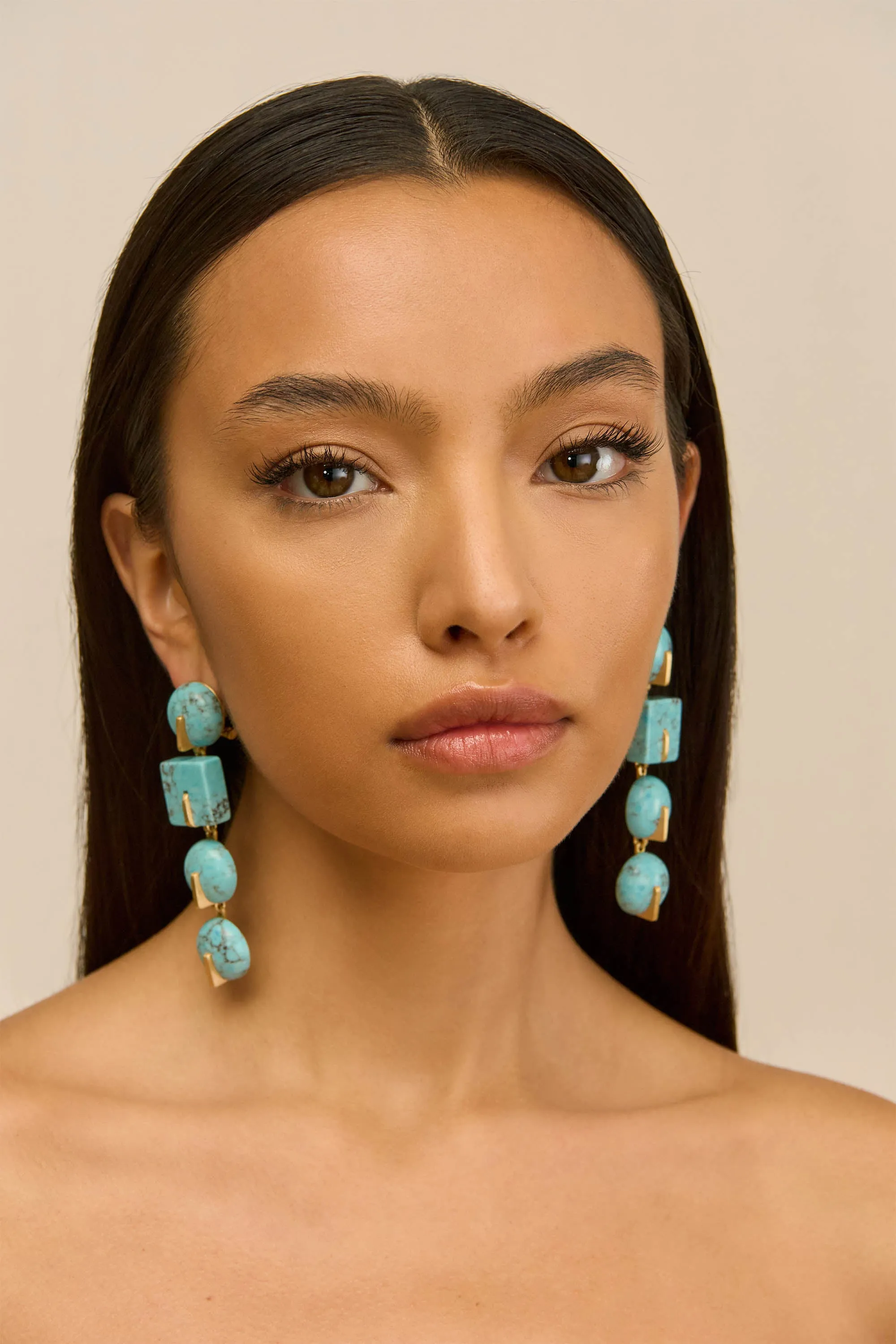 LAGUNA EARRING - IBIZA TURQUOISE sold by Cult Gaia product image thumbnail 3