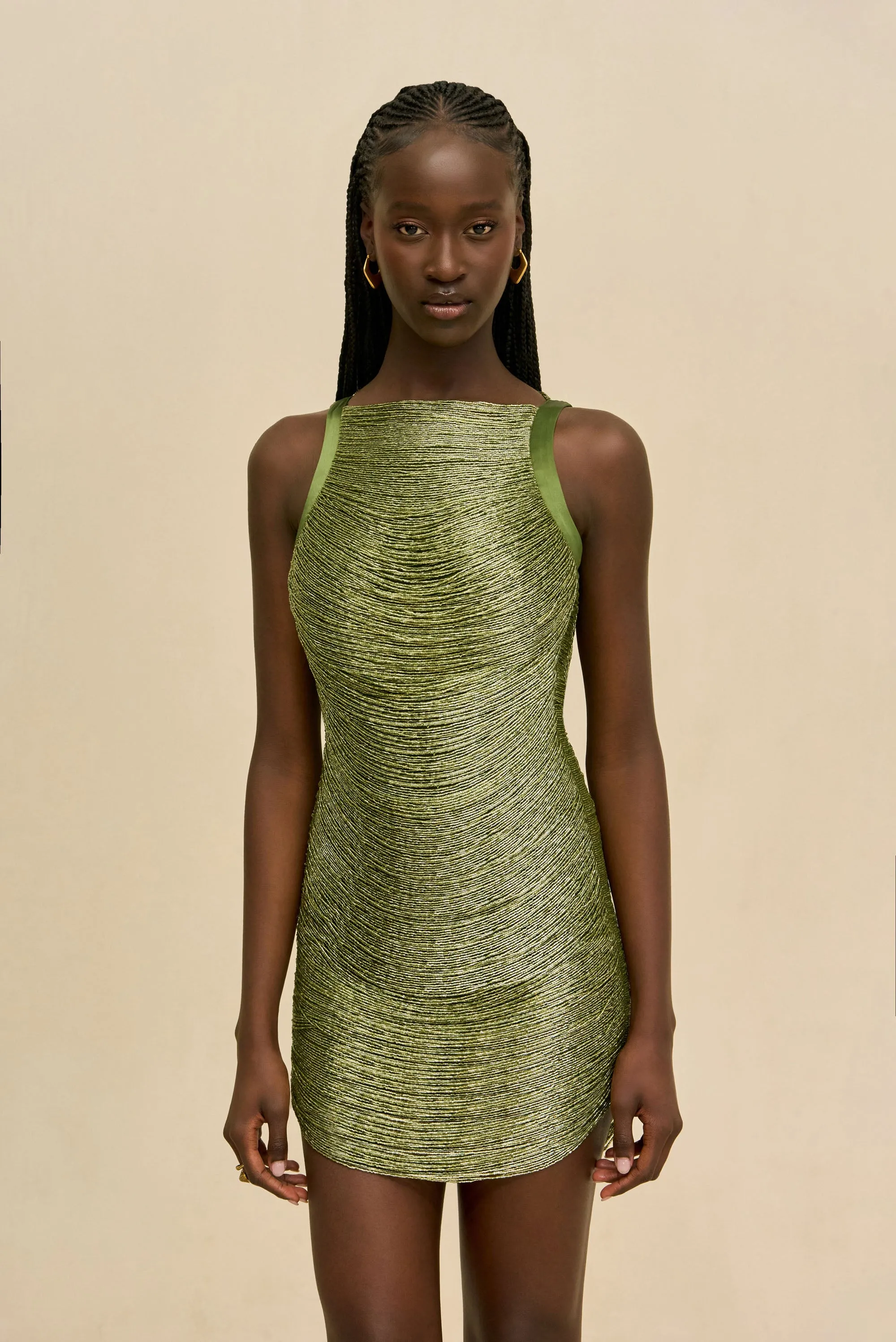 MADISON DRESS - DEEP PASTURE sold by Cult Gaia product image thumbnail 4