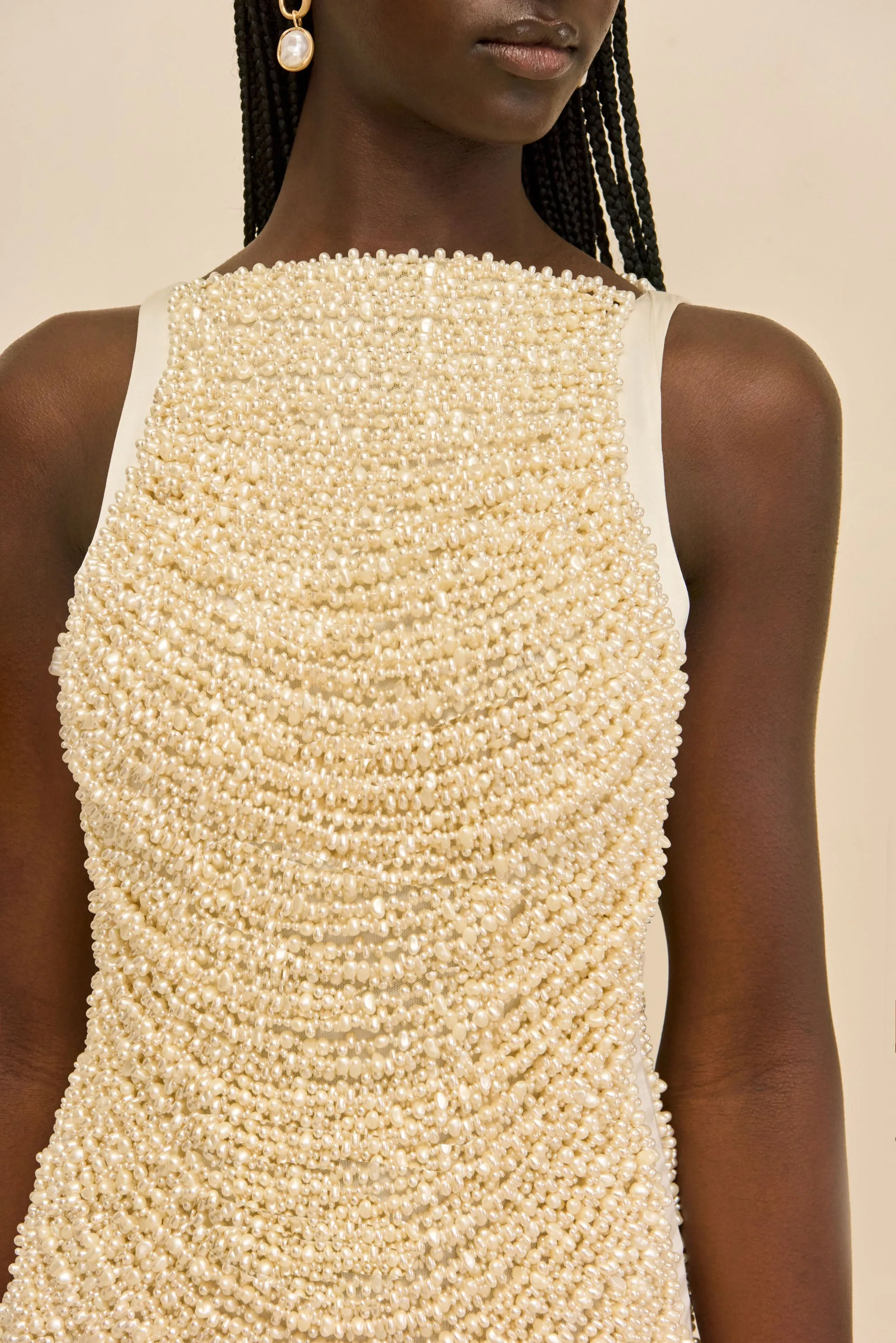 MADISON DRESS - OFF WHITE sold by Cult Gaia product image thumbnail 3