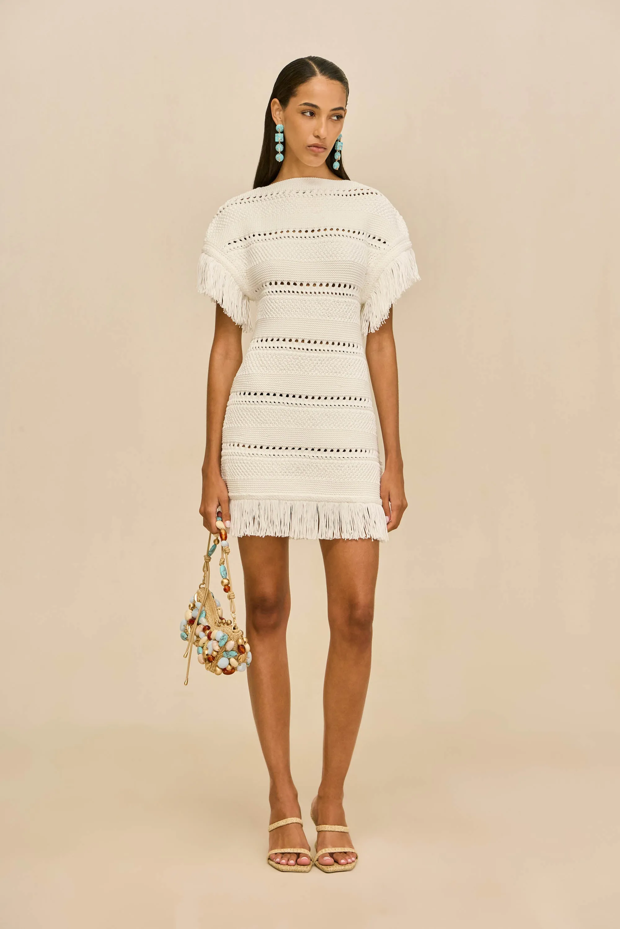 MAREN KNIT DRESS - OFF WHITE sold by Cult Gaia product image thumbnail 2