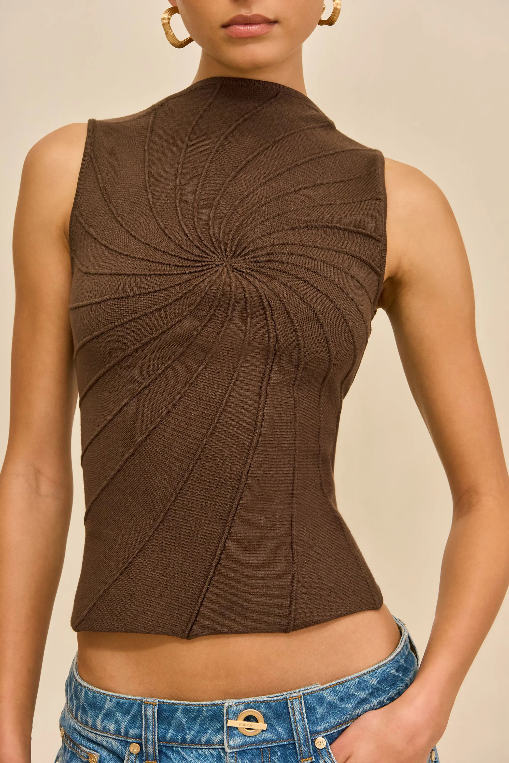 MICAH KNIT TOP - LUWAK sold by Cult Gaia