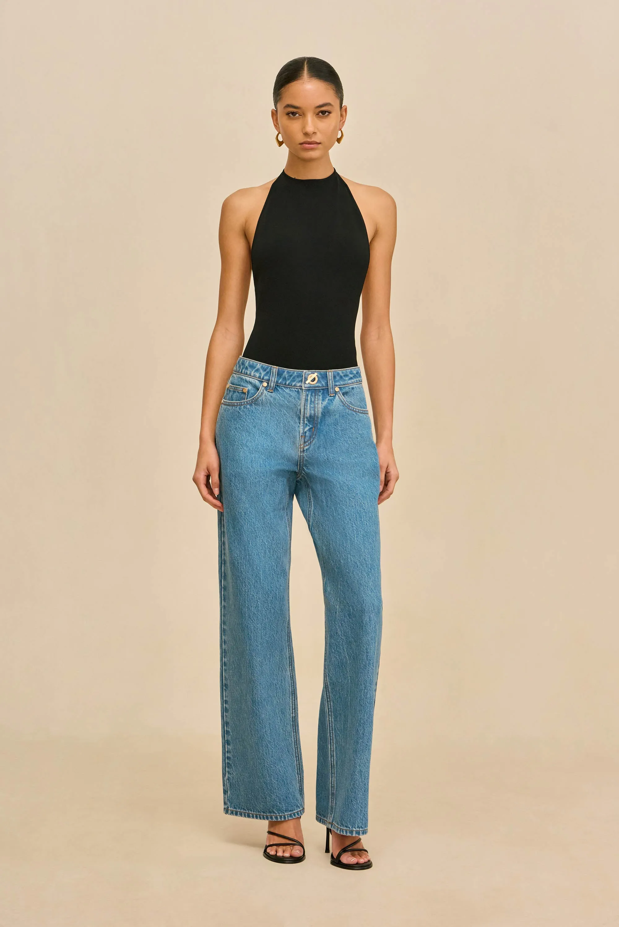 MINNIE KNIT BODYSUIT - BLACK sold by Cult Gaia product image thumbnail 5