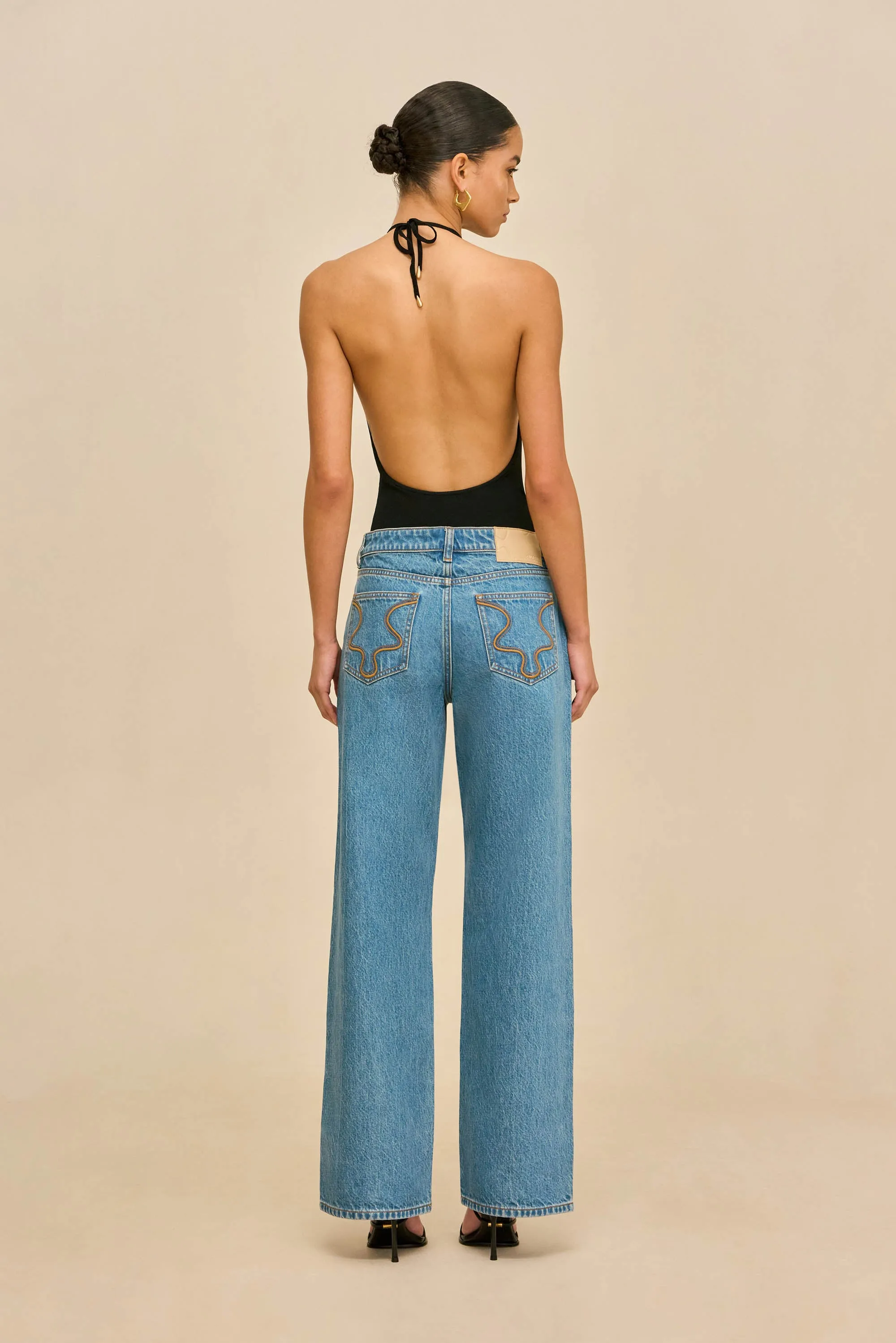 MINNIE KNIT BODYSUIT - BLACK sold by Cult Gaia product image thumbnail 2