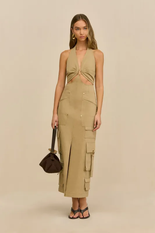 MISAKI DRESS - SESAME sold by Cult Gaia