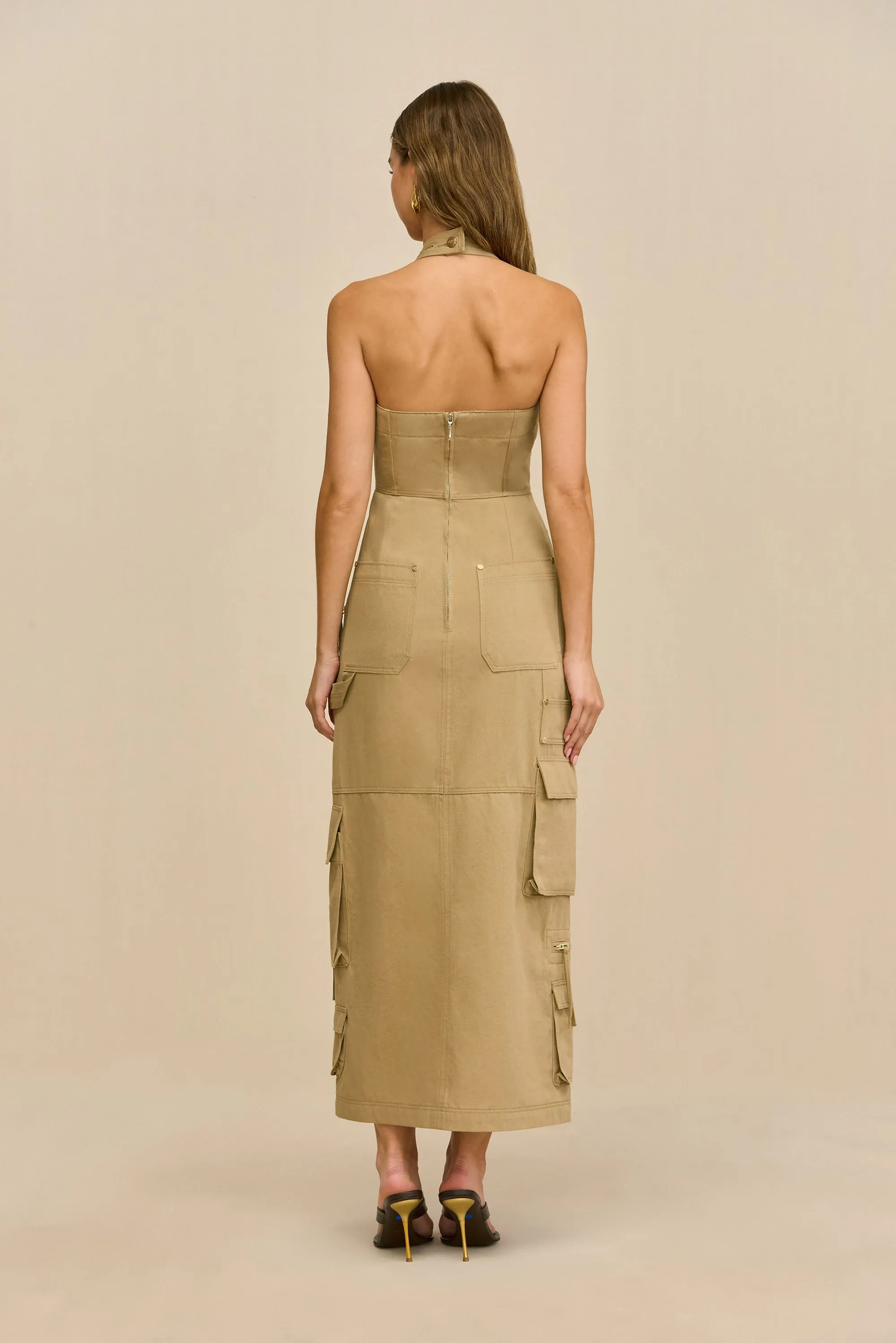 MISAKI DRESS - SESAME sold by Cult Gaia product image thumbnail 5