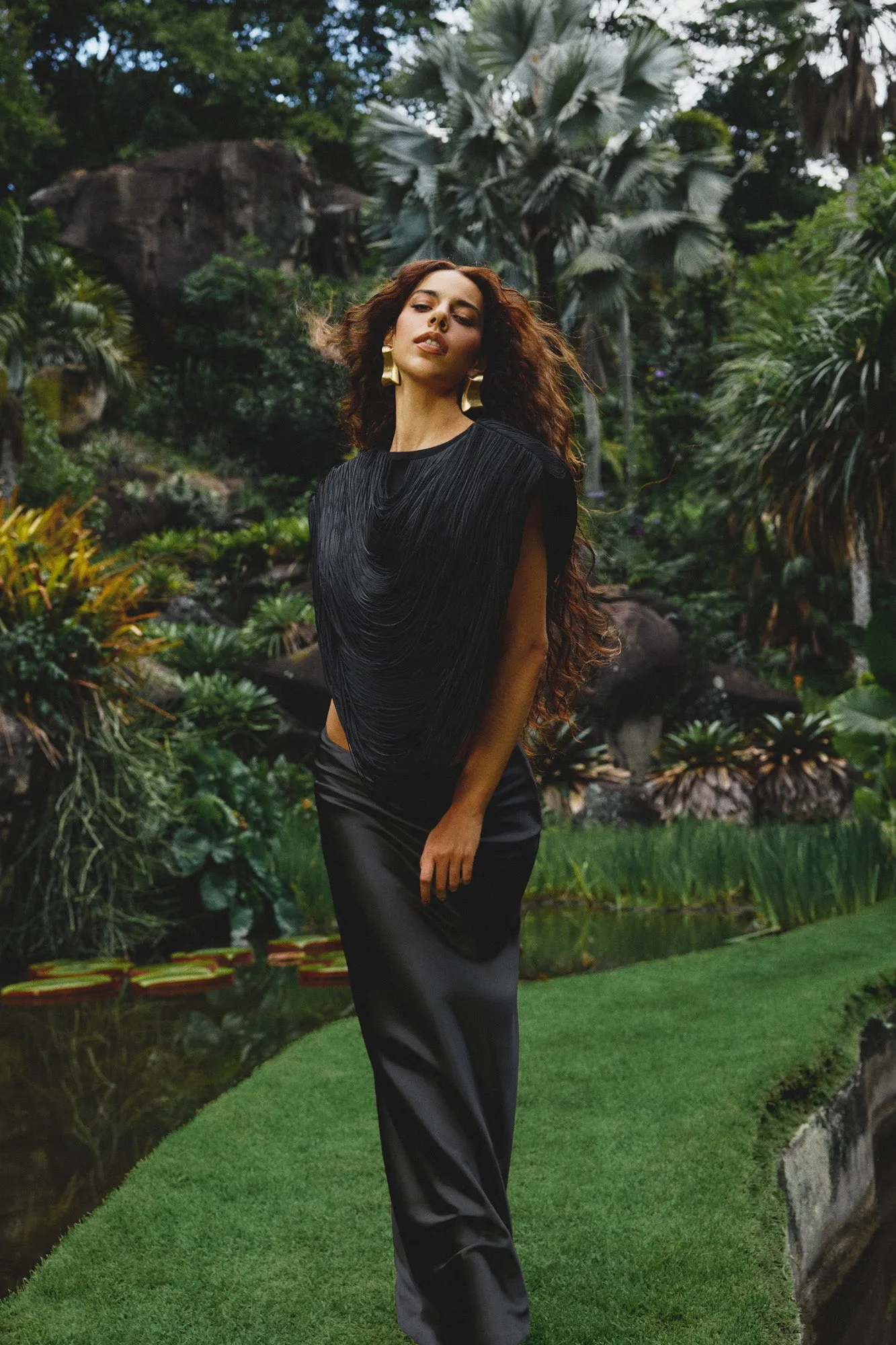 PORTO TOP - BLACK sold by Cult Gaia