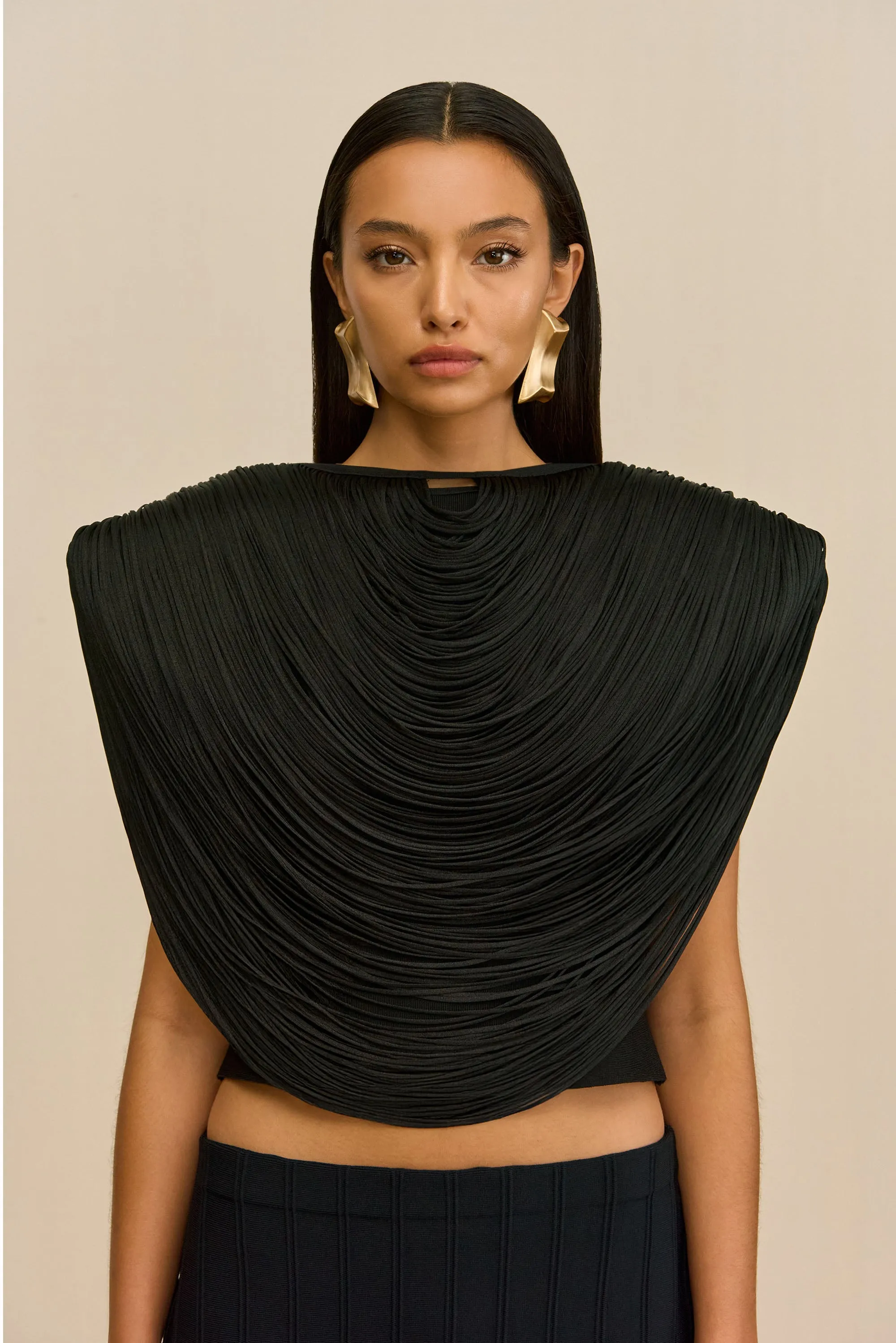 PORTO TOP - BLACK sold by Cult Gaia product image thumbnail 2