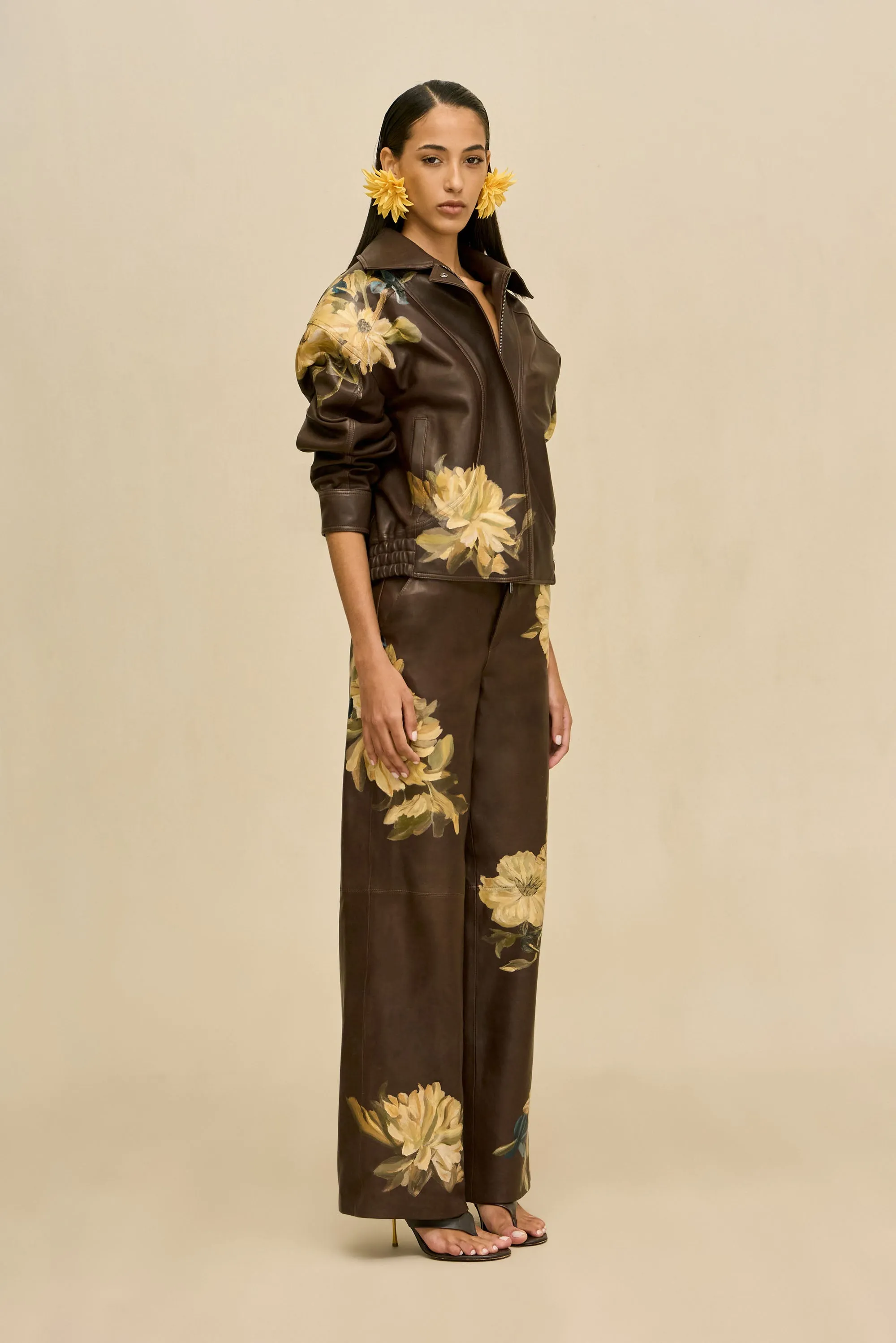 PABLO LEATHER PANT - LUWAK sold by Cult Gaia product image thumbnail 4