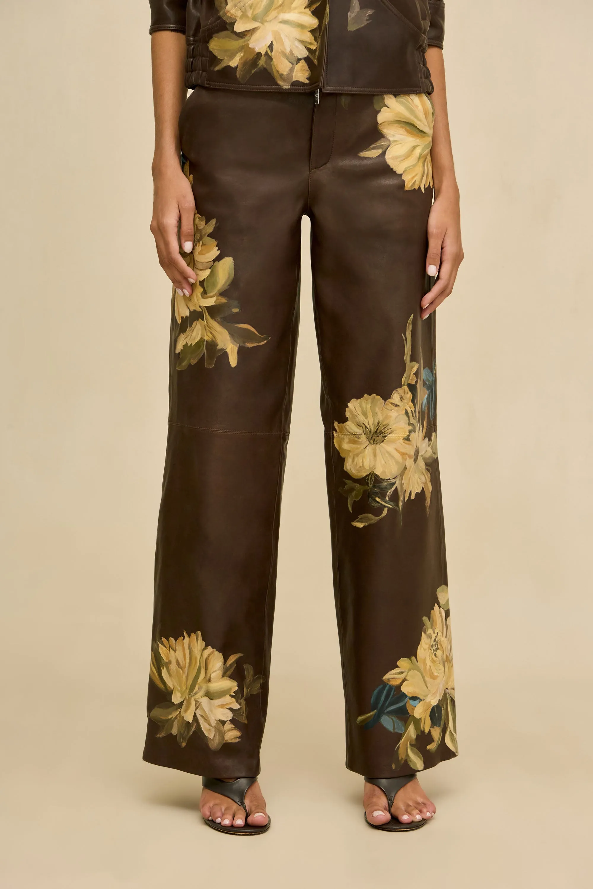 PABLO LEATHER PANT - LUWAK sold by Cult Gaia product image thumbnail 2