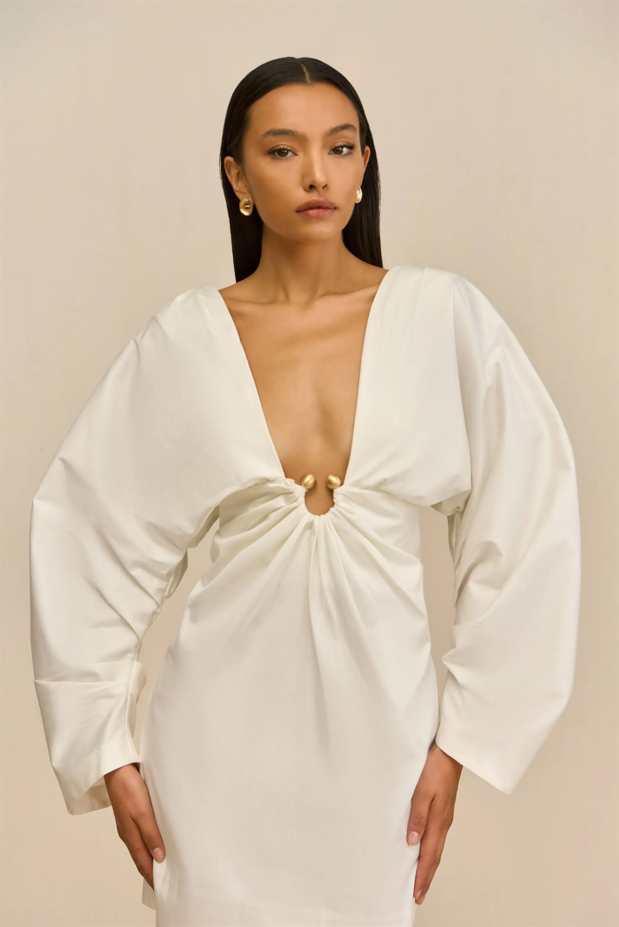 QUESTRA DRESS - OFF WHITE sold by Cult Gaia