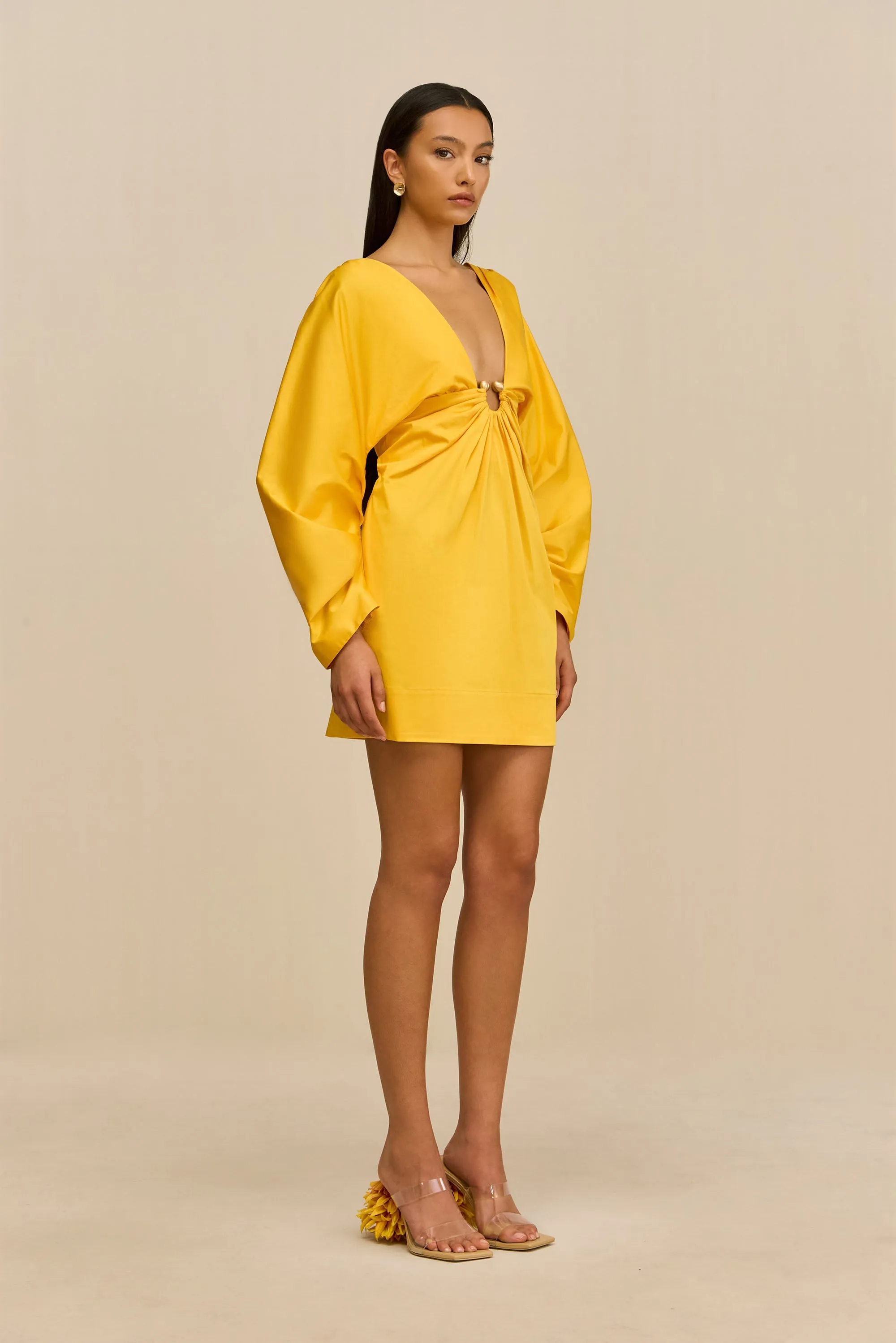 QUESTRA DRESS - MARIGOLD sold by Cult Gaia product image thumbnail 3