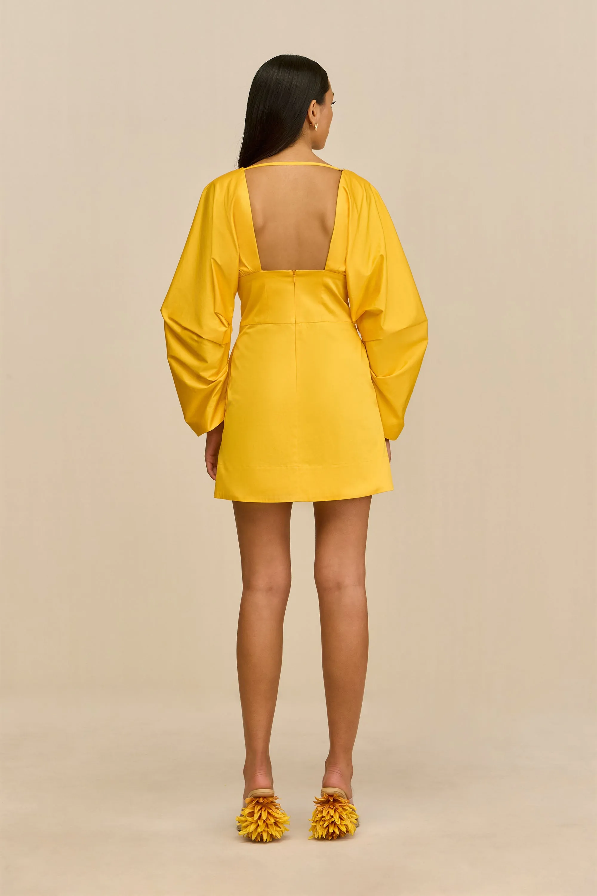 QUESTRA DRESS - MARIGOLD sold by Cult Gaia product image thumbnail 4